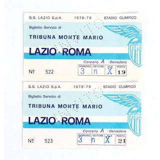 Football, Italy, football match tickets, 1978