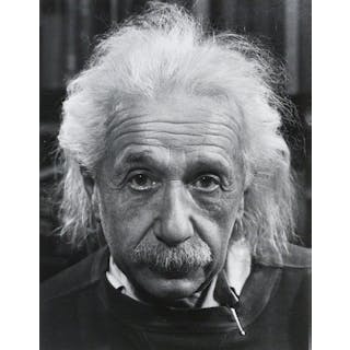 Albert Einstein: Silver Gelatin Print Photograph