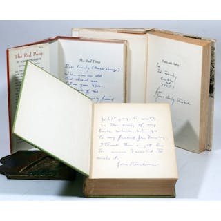 Archive Including Autograph Letters Signed; East of Eden; The Red
