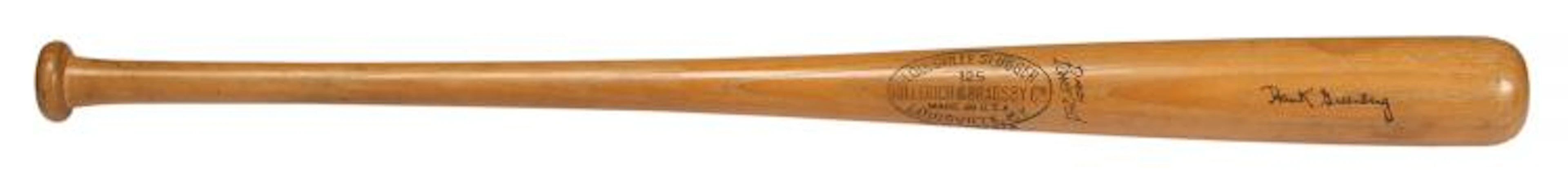 1946-1947 Hank Greenberg Game Used Hillerich & Bradsby Bat PSA/DNA GU 7.5