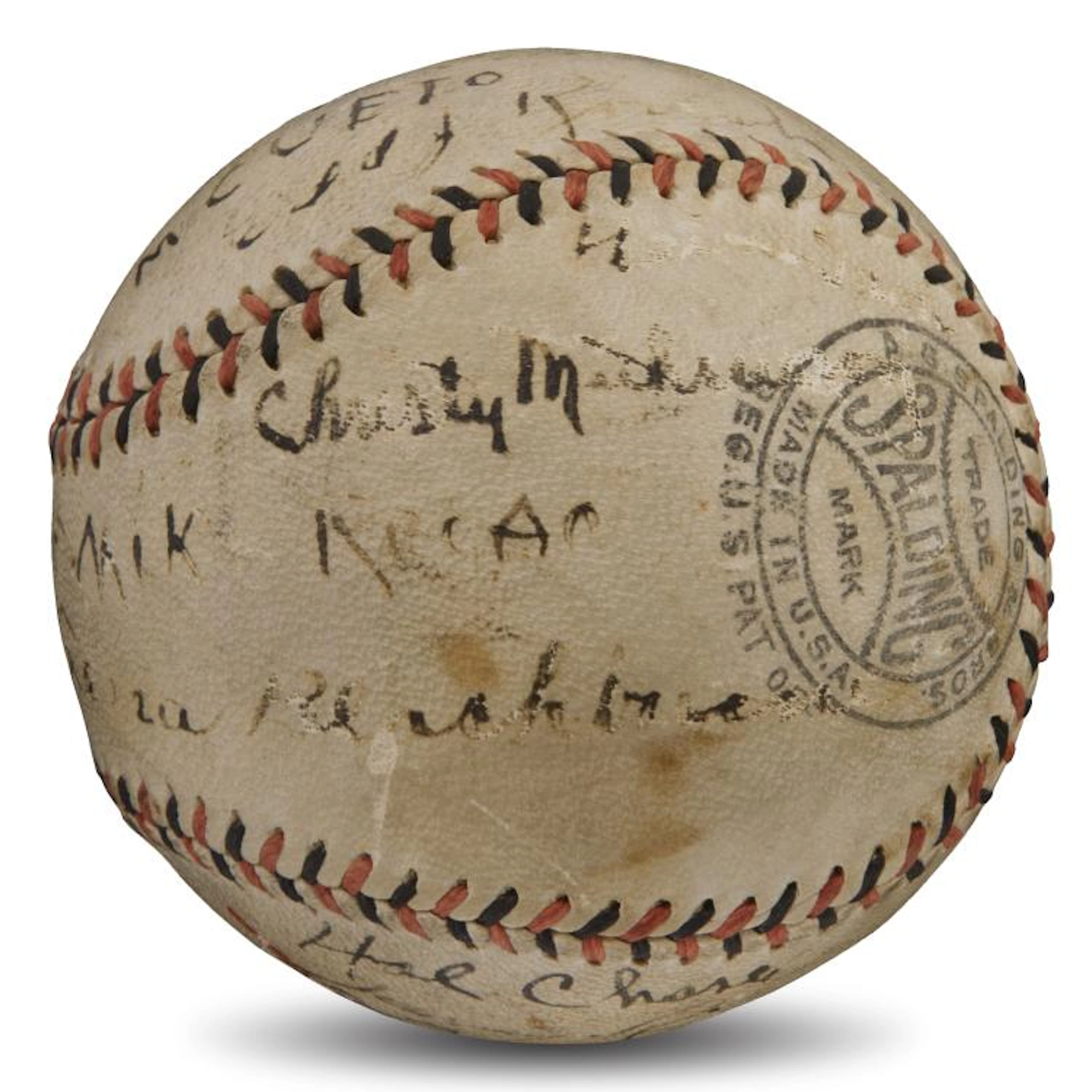 1918 Cincinnati Reds Team Signed Official National League...