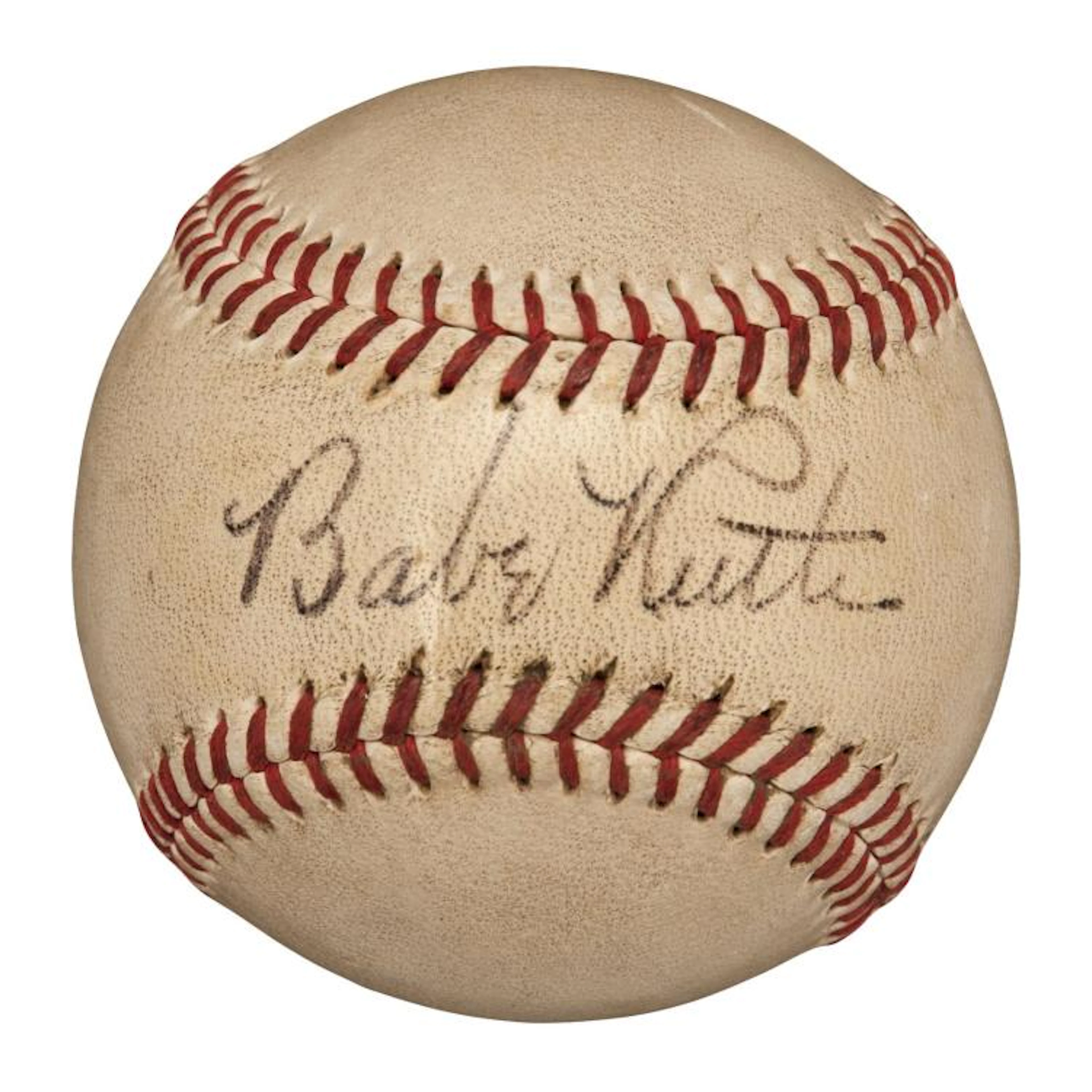 Babe Ruth Single-Signed Official American League Baseball (Harridge)