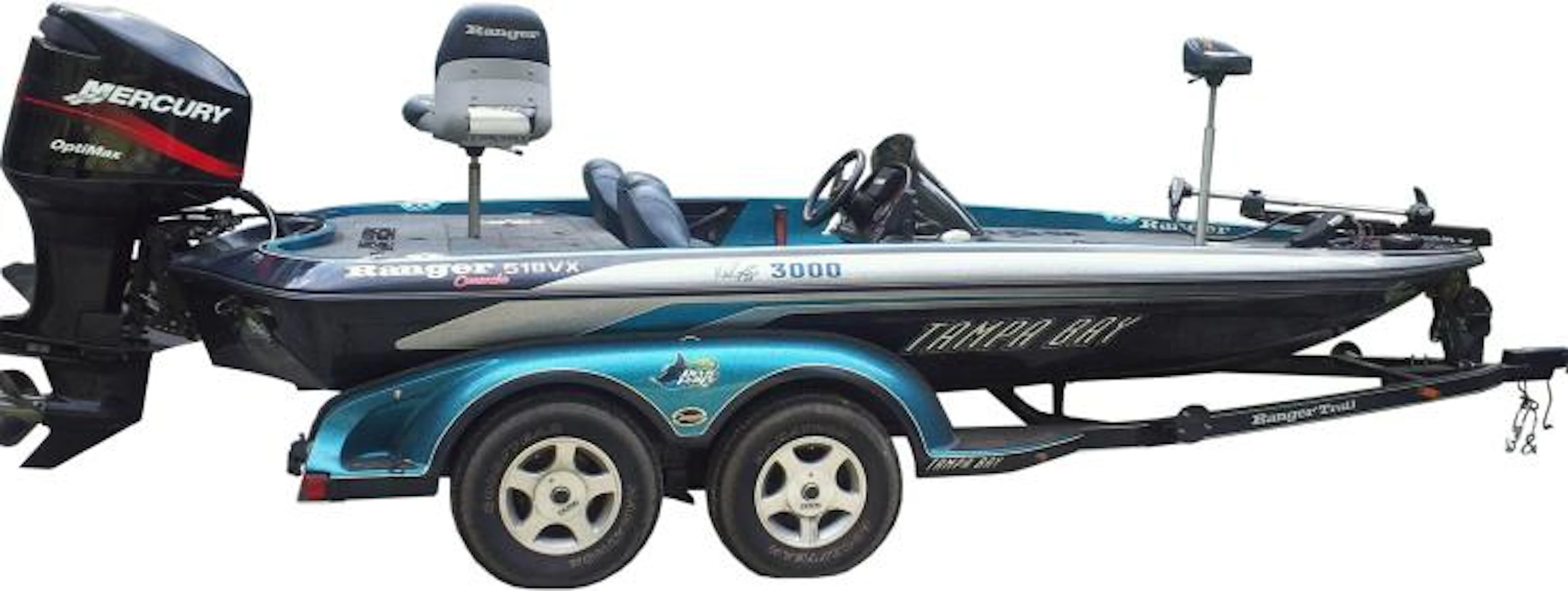 1999 Custom-Designed Bass Boat and Trailer Presented to...