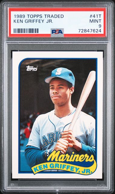 1989 Topps Traded #41T Ken Griffey Jr. Rookie Card – PSA MINT 9 | Barnebys