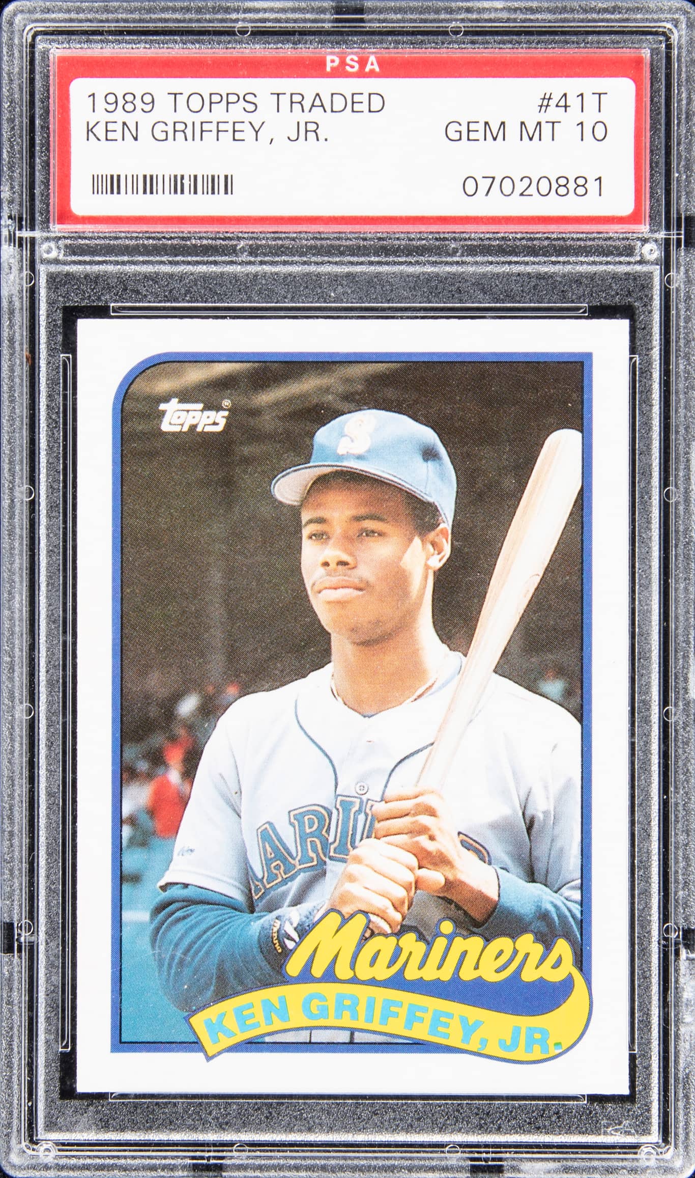 1989 Topps Traded #41T Ken Griffey Jr. Rookie Card - PSA GEM MT 10 ...