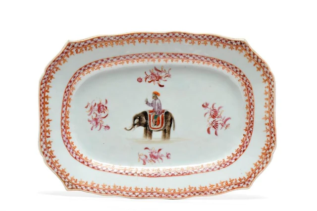 A Small Scalloped Platter