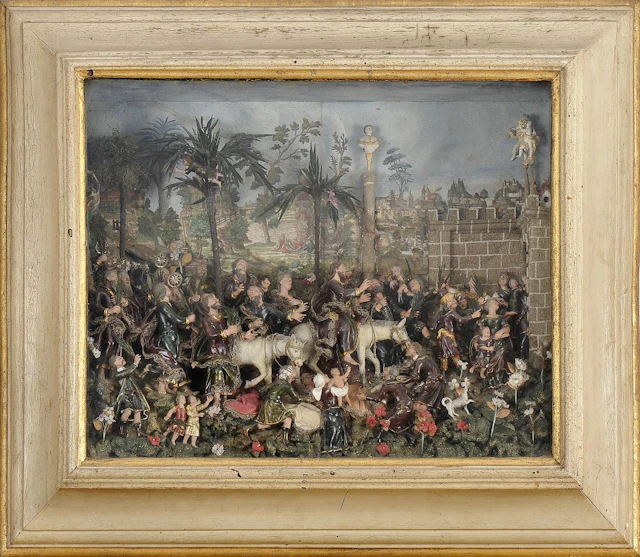 The arrival in Jerusalem