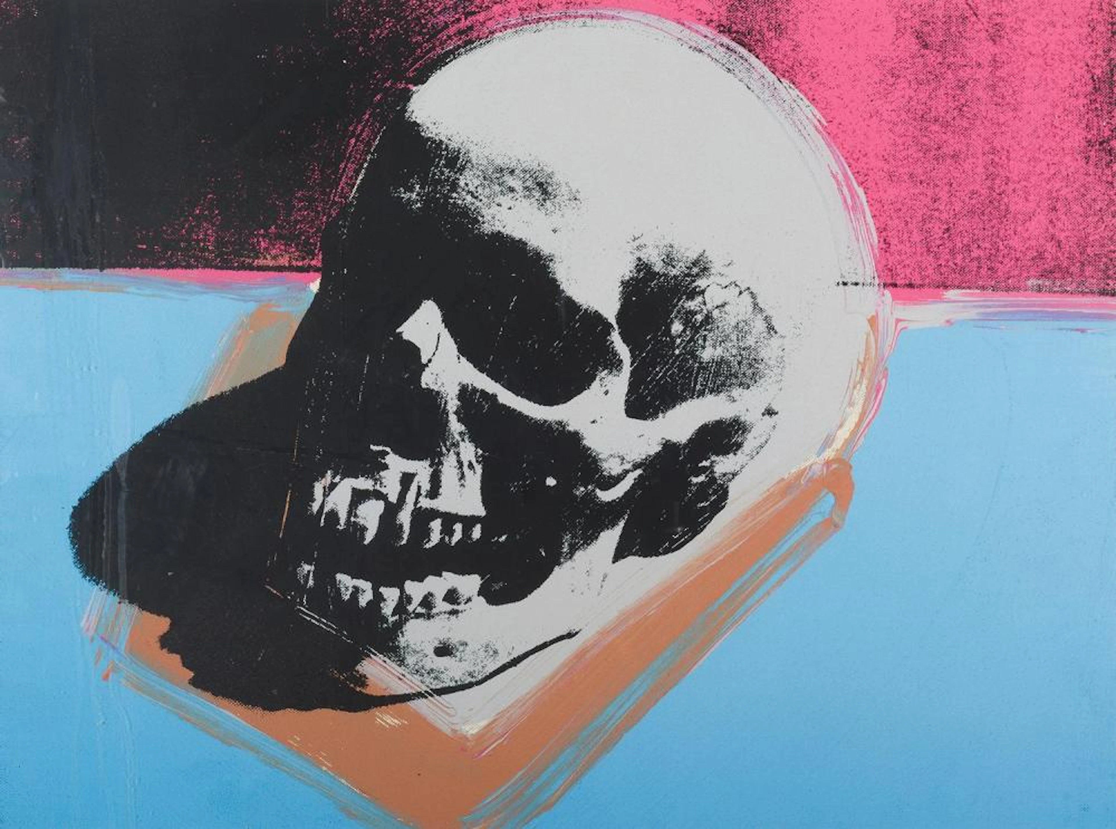 FRAMED ANDY WARHOL 'SKULL' PRINT