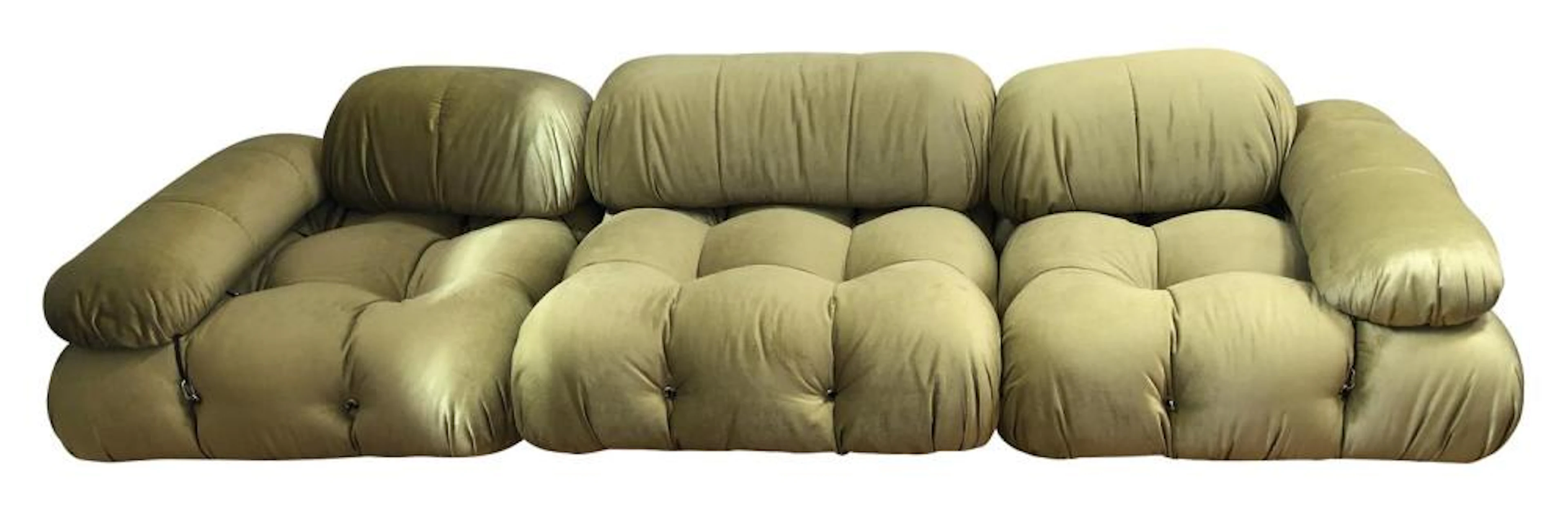 MARIO BELLINI 'CAMALEONDA' SEVEN PIECE SOFA SETTING FOR B&B ITALIA