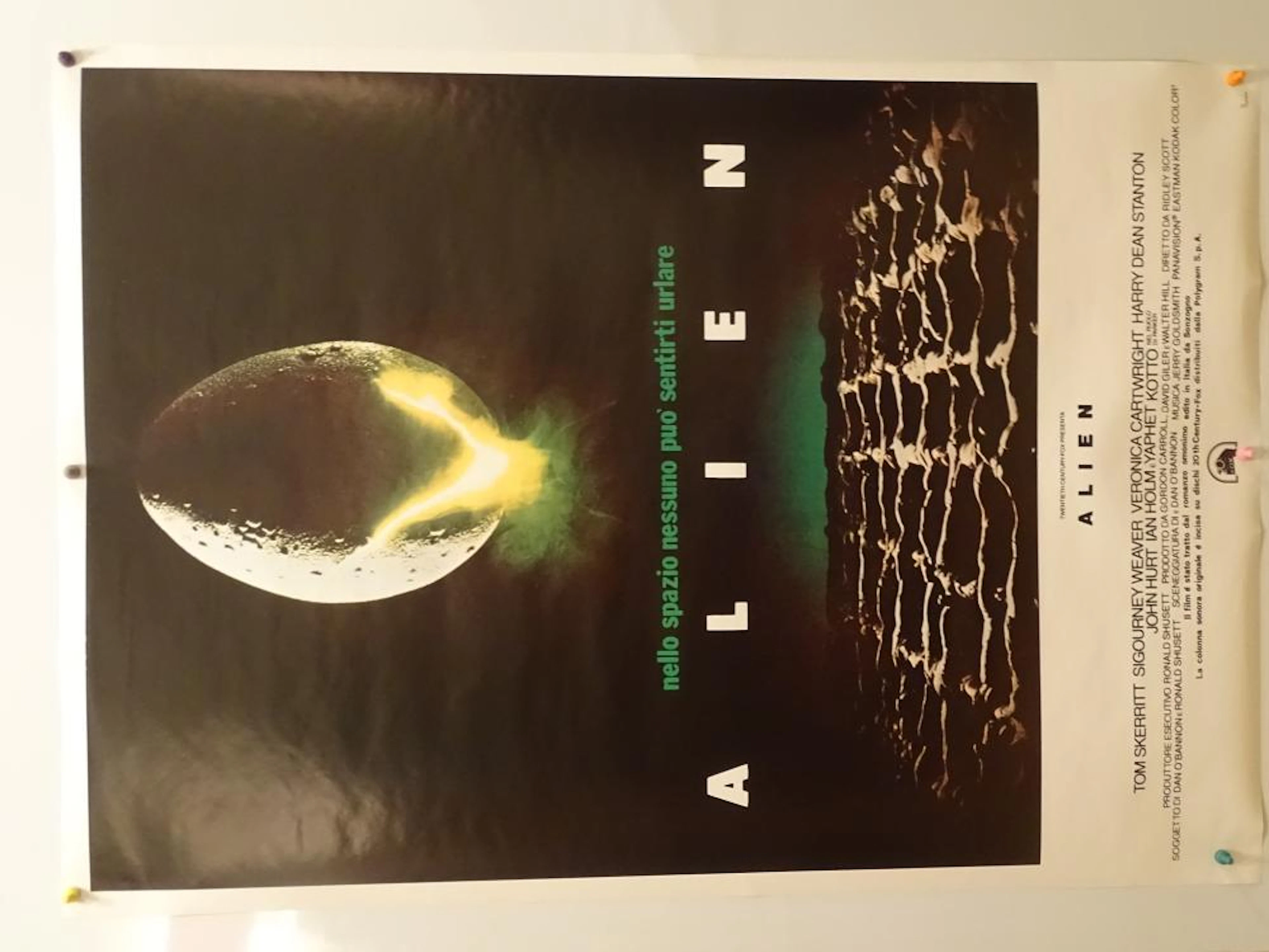 ONE SHEET JOB LOT x 10 - titles include ALIEN (1979) /...