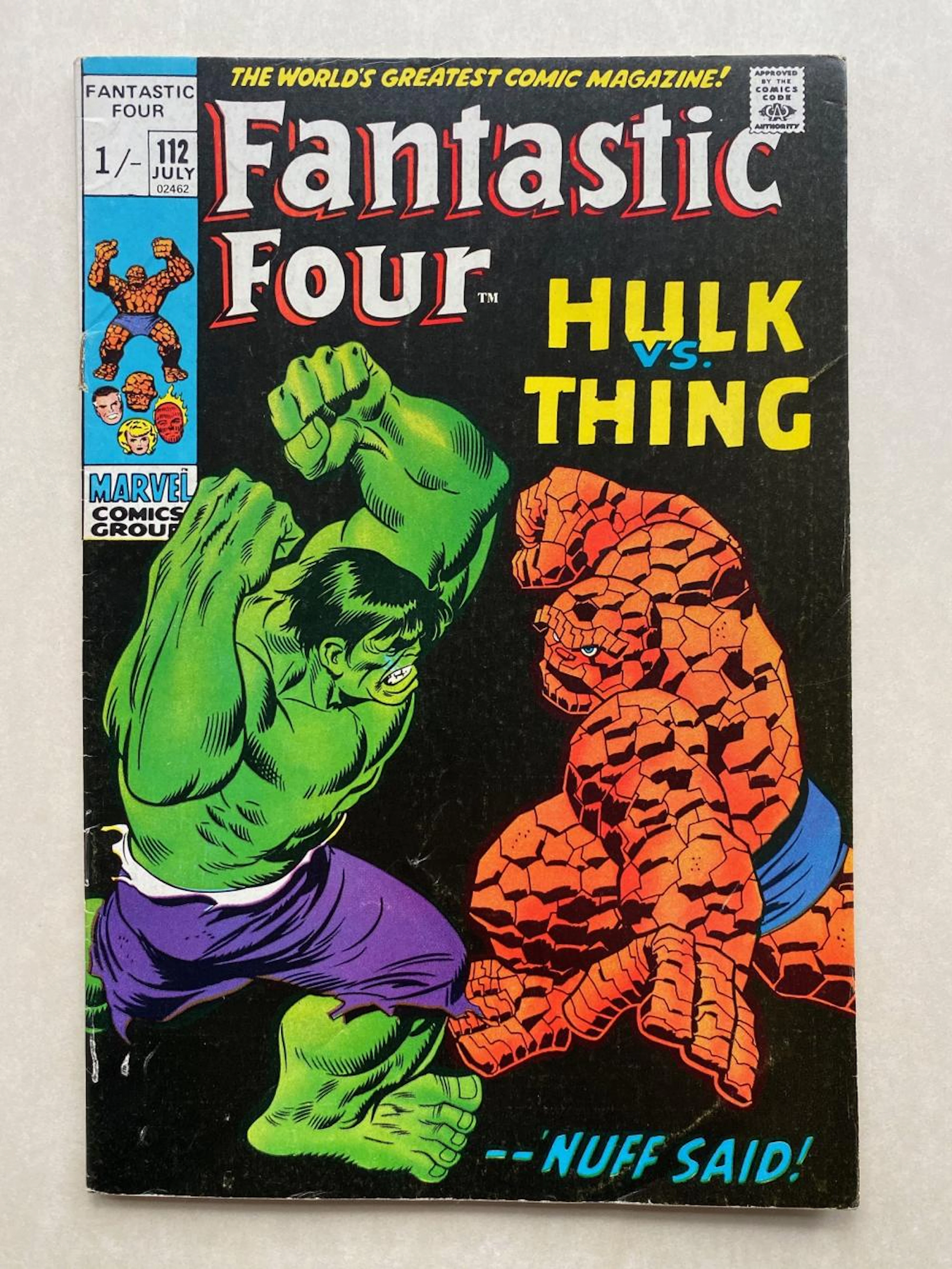 FANTASTIC FOUR #112 - (1965 - MARVEL - Pence Copy - VG/FN -