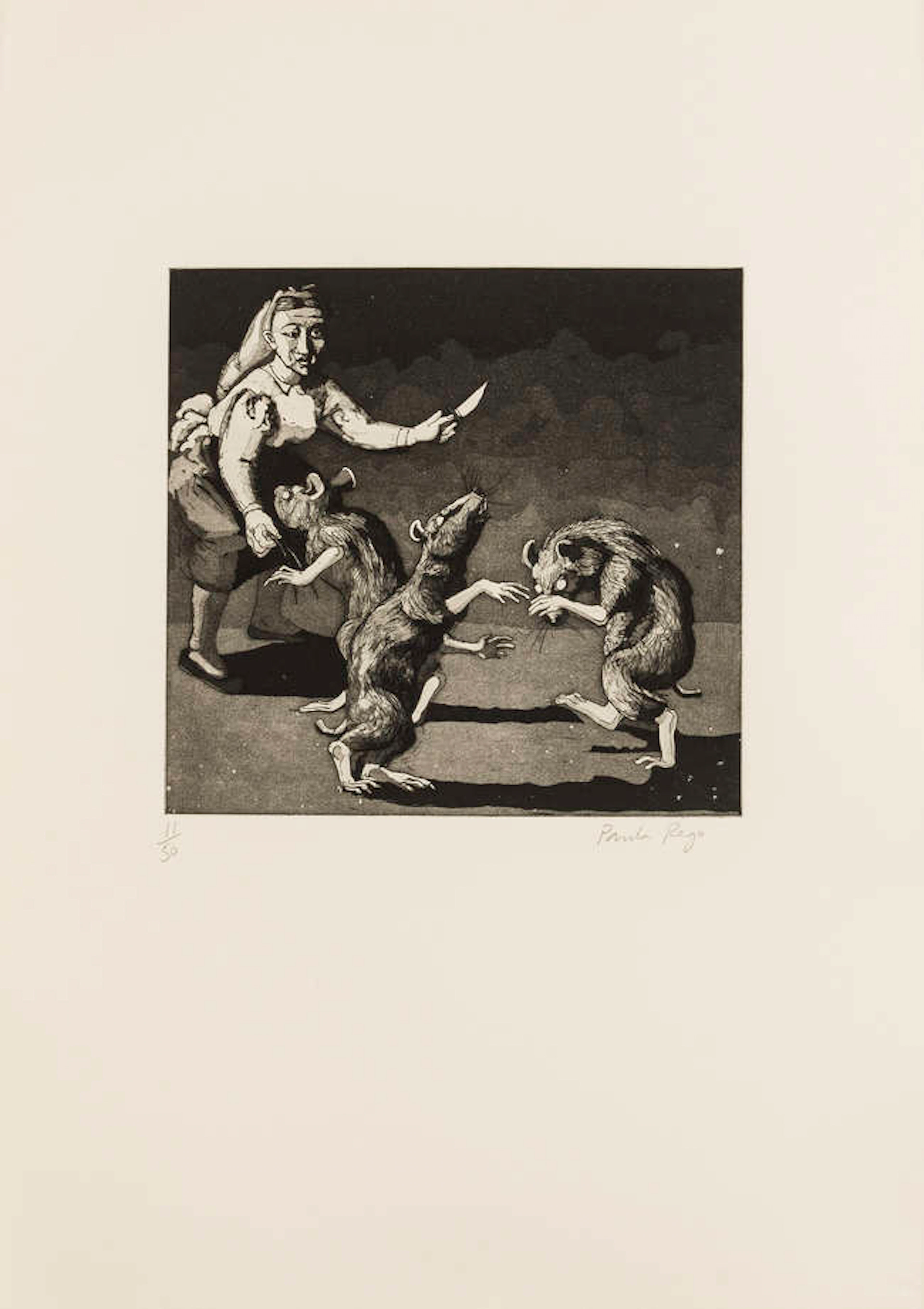 Dame Paula Rego (b.1935) Three Blind Mice II (Rosenthal 49)