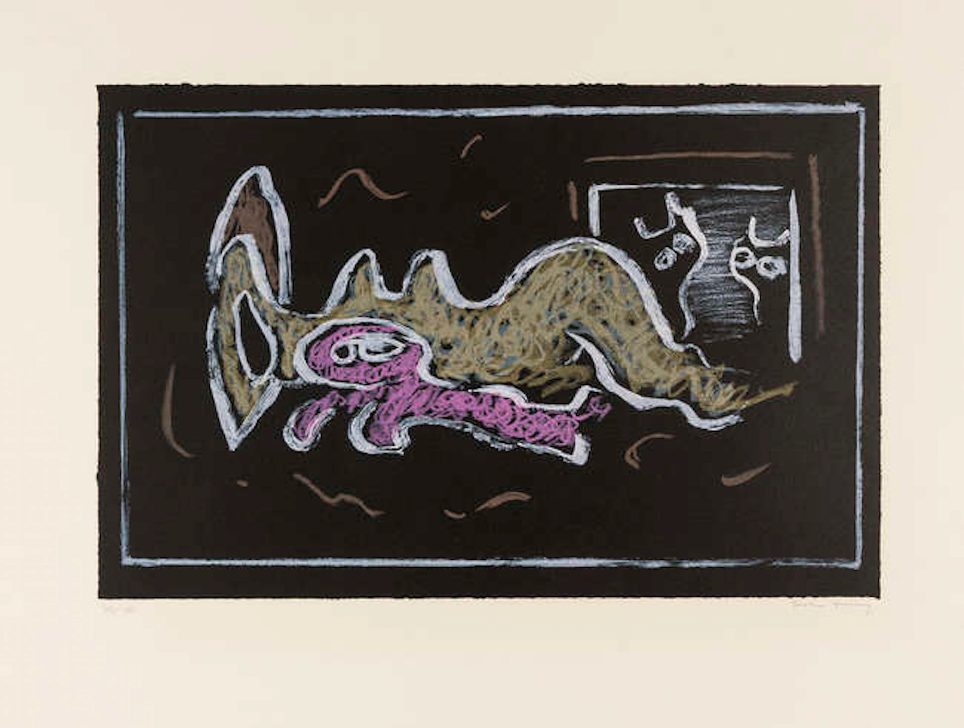 Dorothea Tanning (1910-2012) Elysian Fields; Nue Couchée