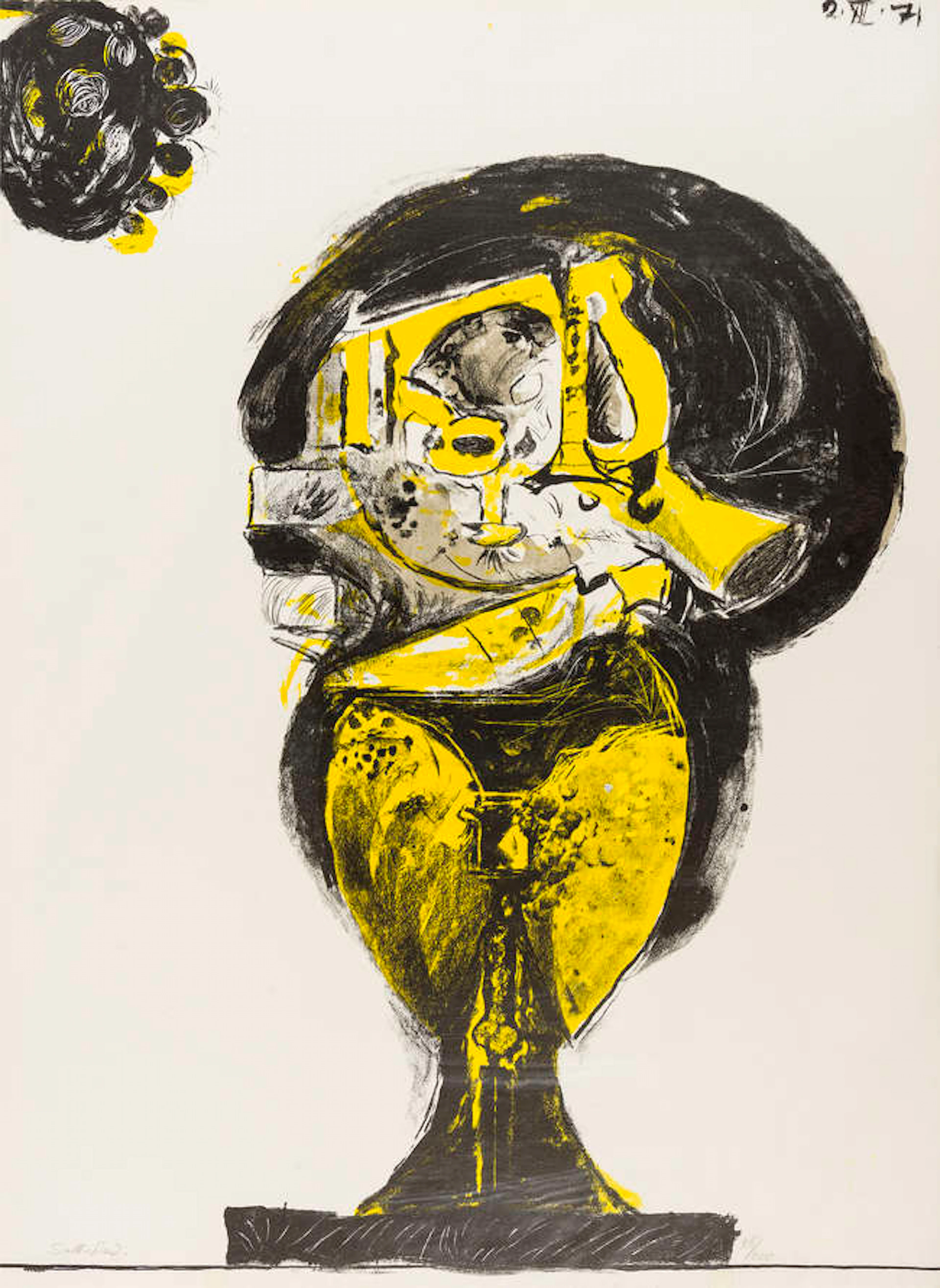 Graham Sutherland (1903-1980) Forme de roche dressée (Tassi 115)