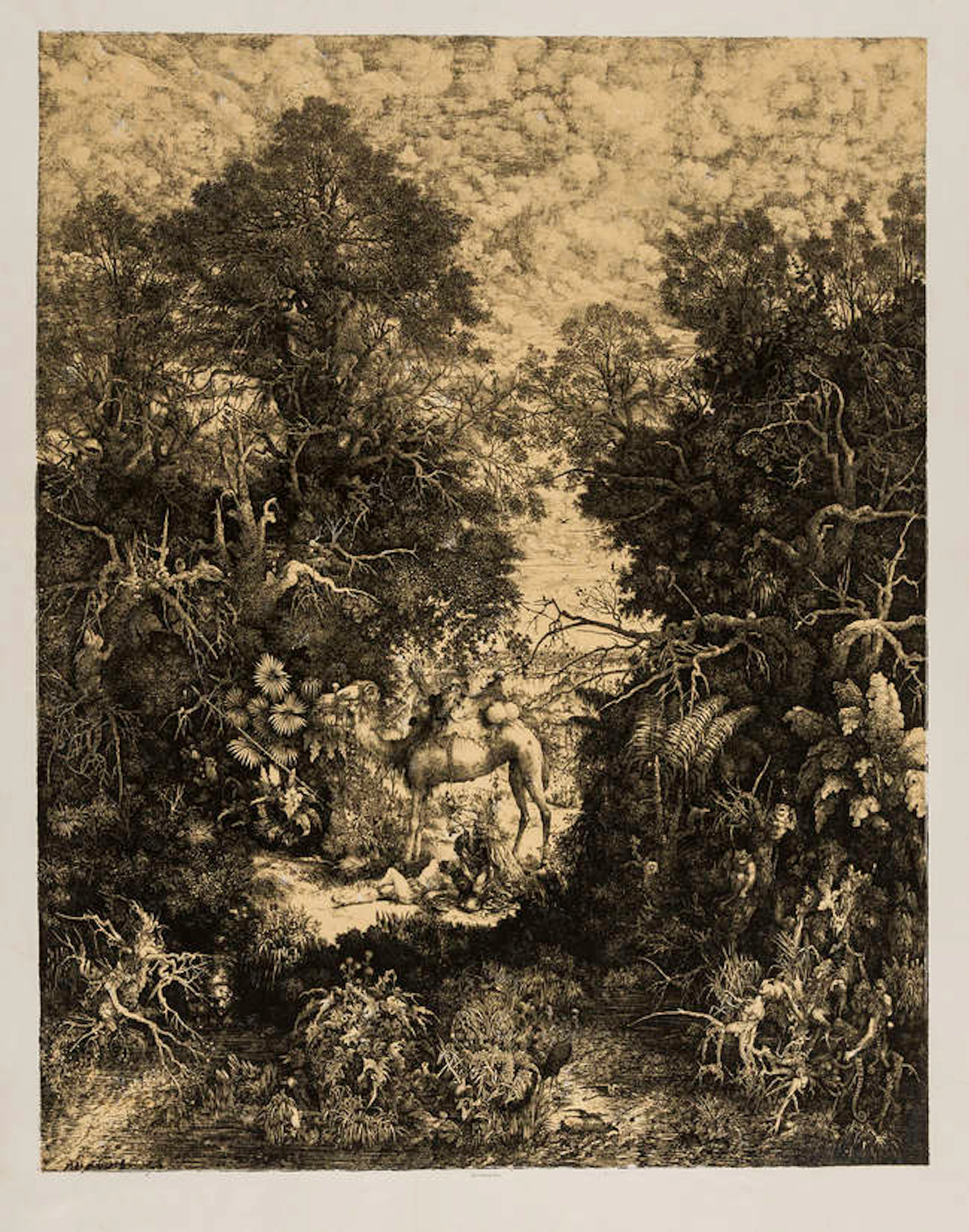 Rodolphe Bresdin (1822-1885)  Le Bon Samaritain