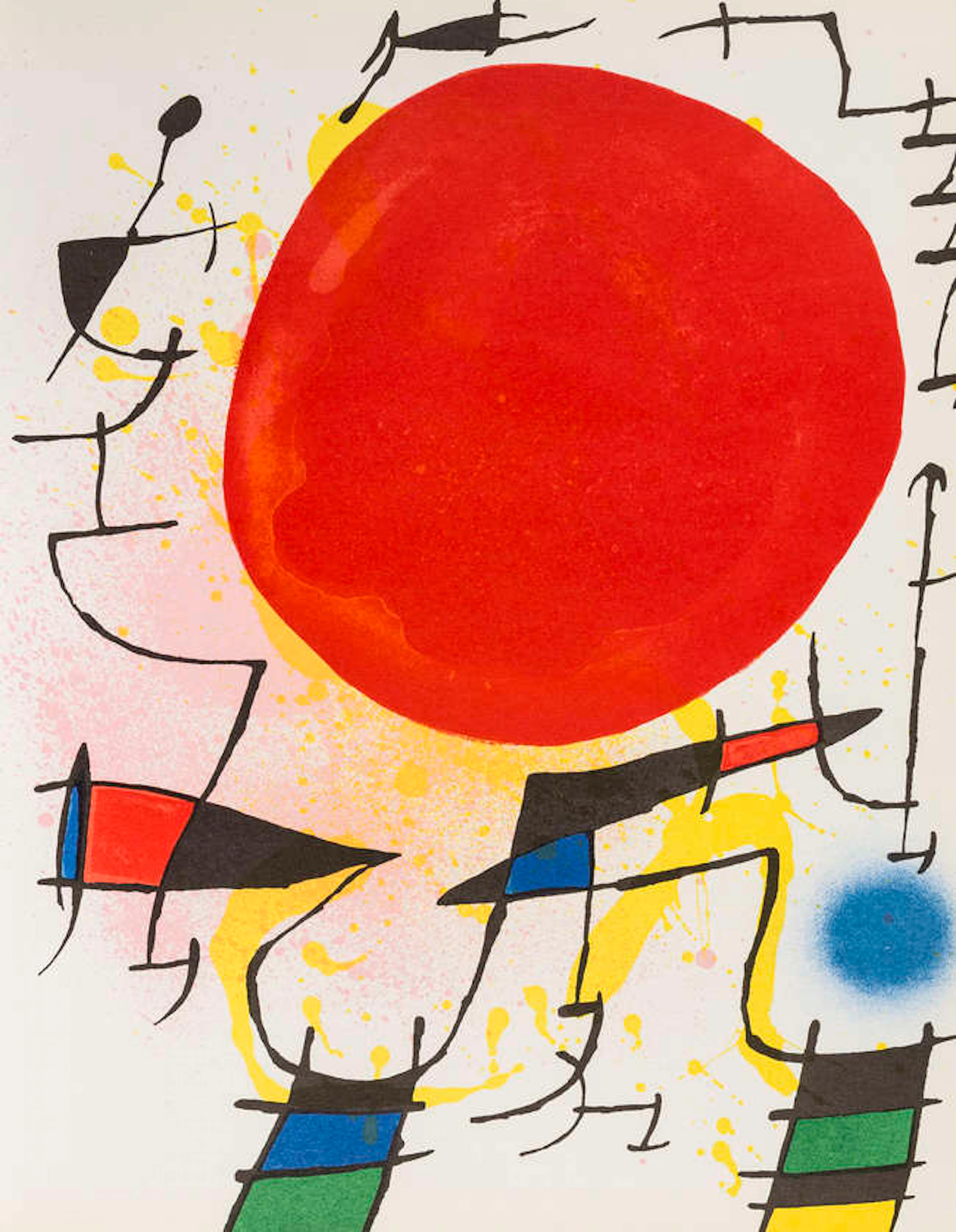 Joan Miro (1893-1983) Lithographe I-IV