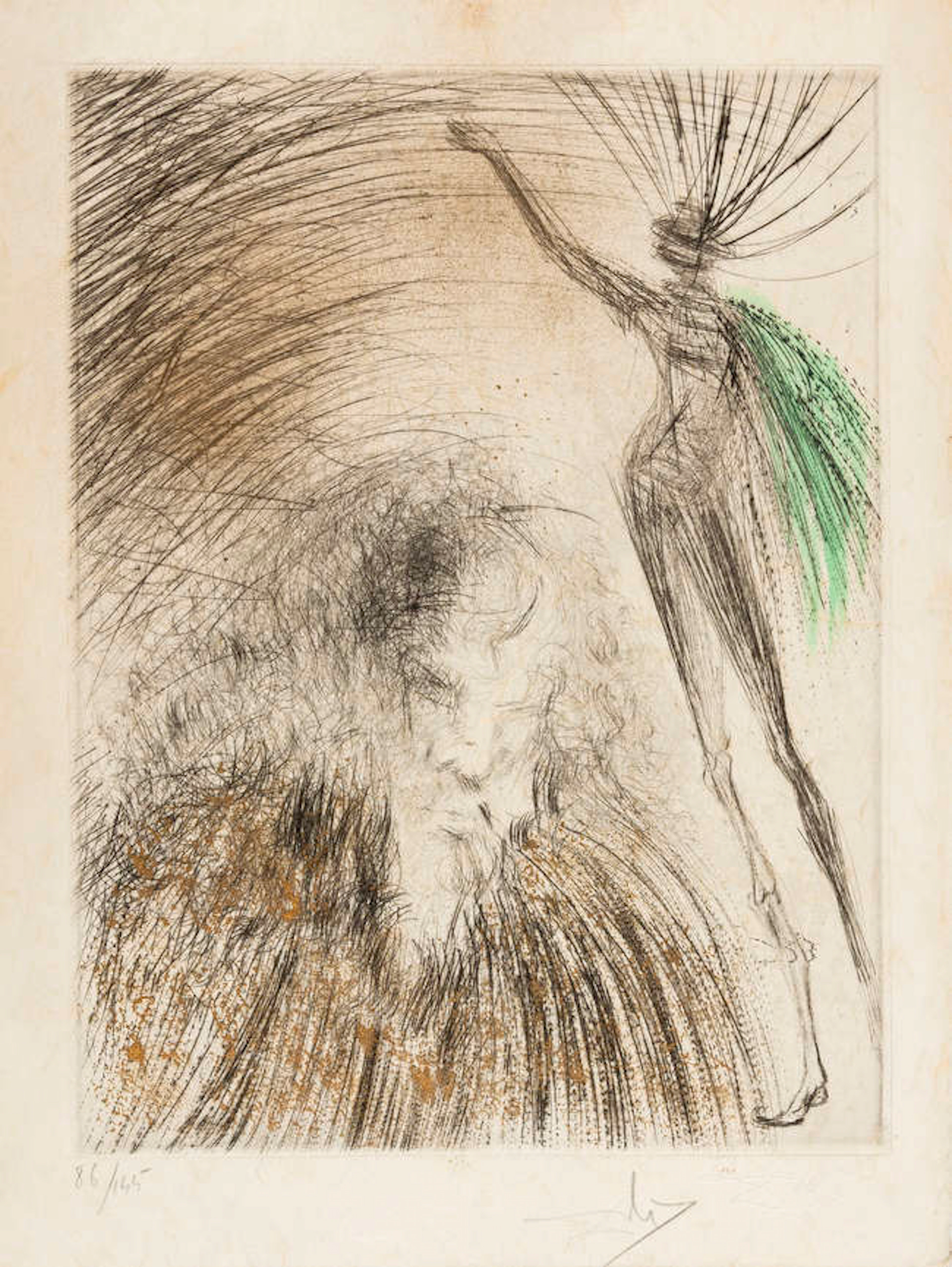 Salvador Dali (1904-1989)  Vieux Faust (Field 69-1J; M&L 303k)