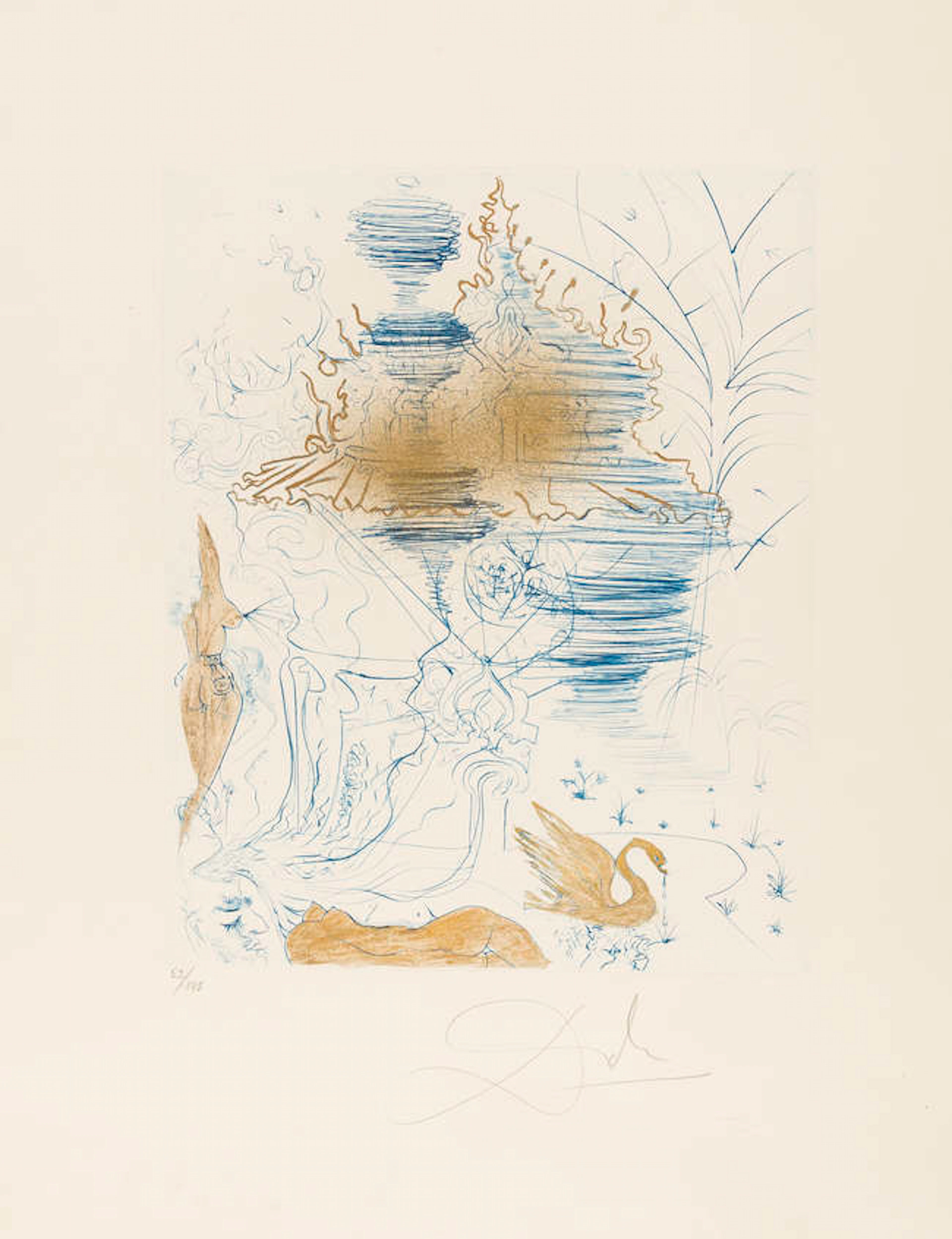 Salvador Dali (1904-1989) The Pagoda (Field 69-13F; M&L 379a)
