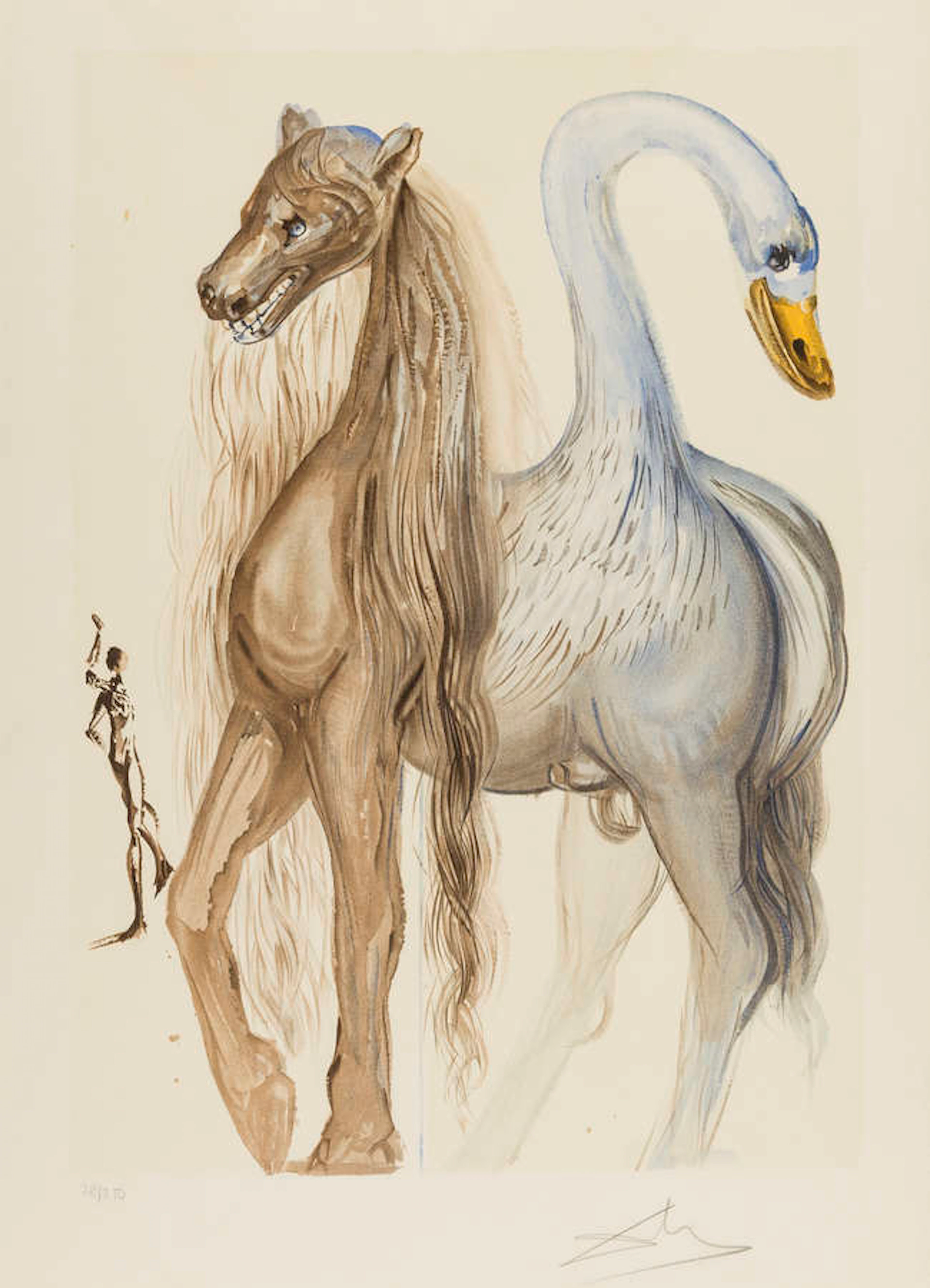 Salvador Dali (1904-1989) La Chimère d'Horace (Field 72-6H; M&L 1270a)