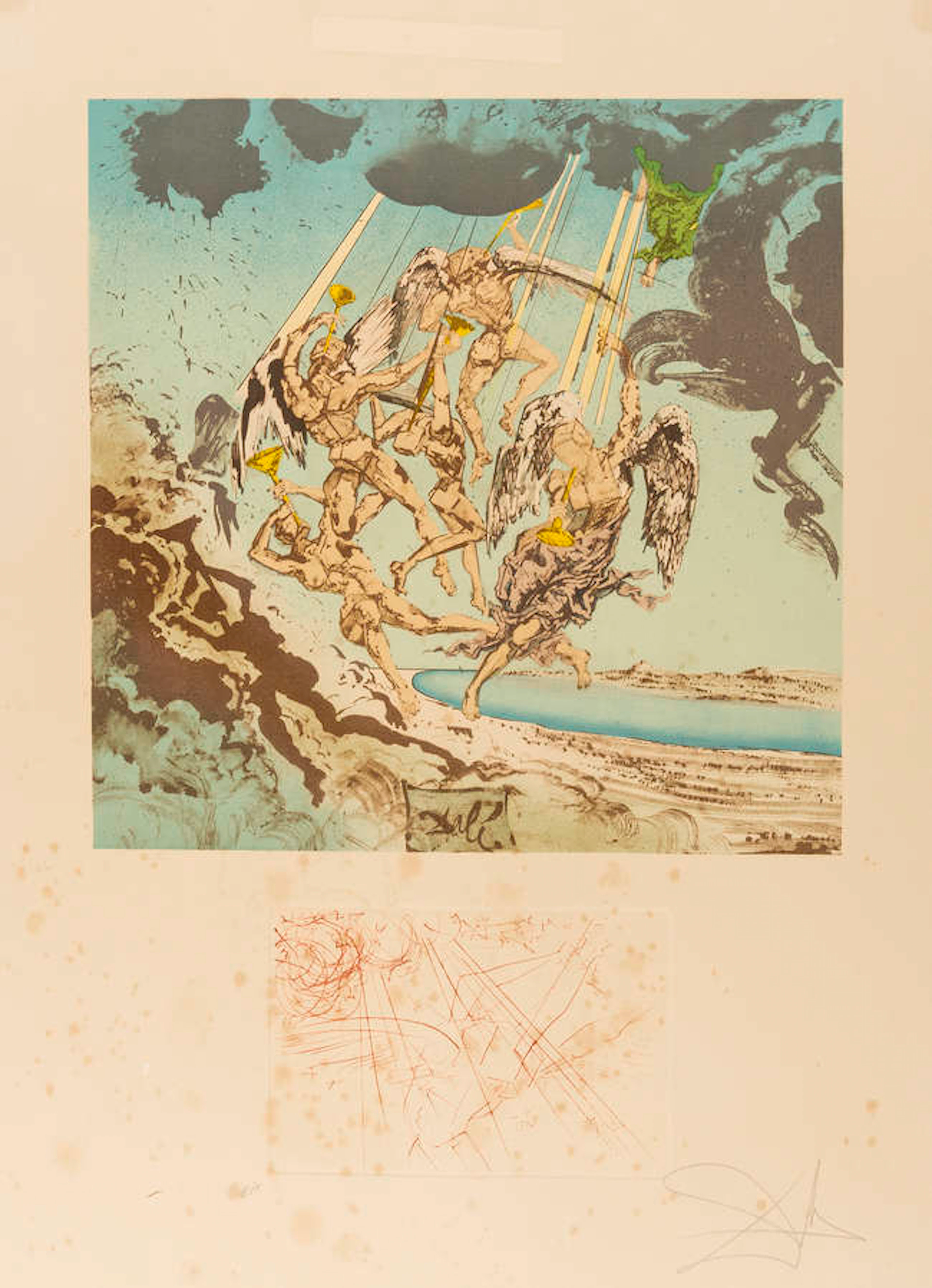 Salvador Dali (1904-1989) The Return of Ulysses (Field 77-4A; M&L 934&1495)