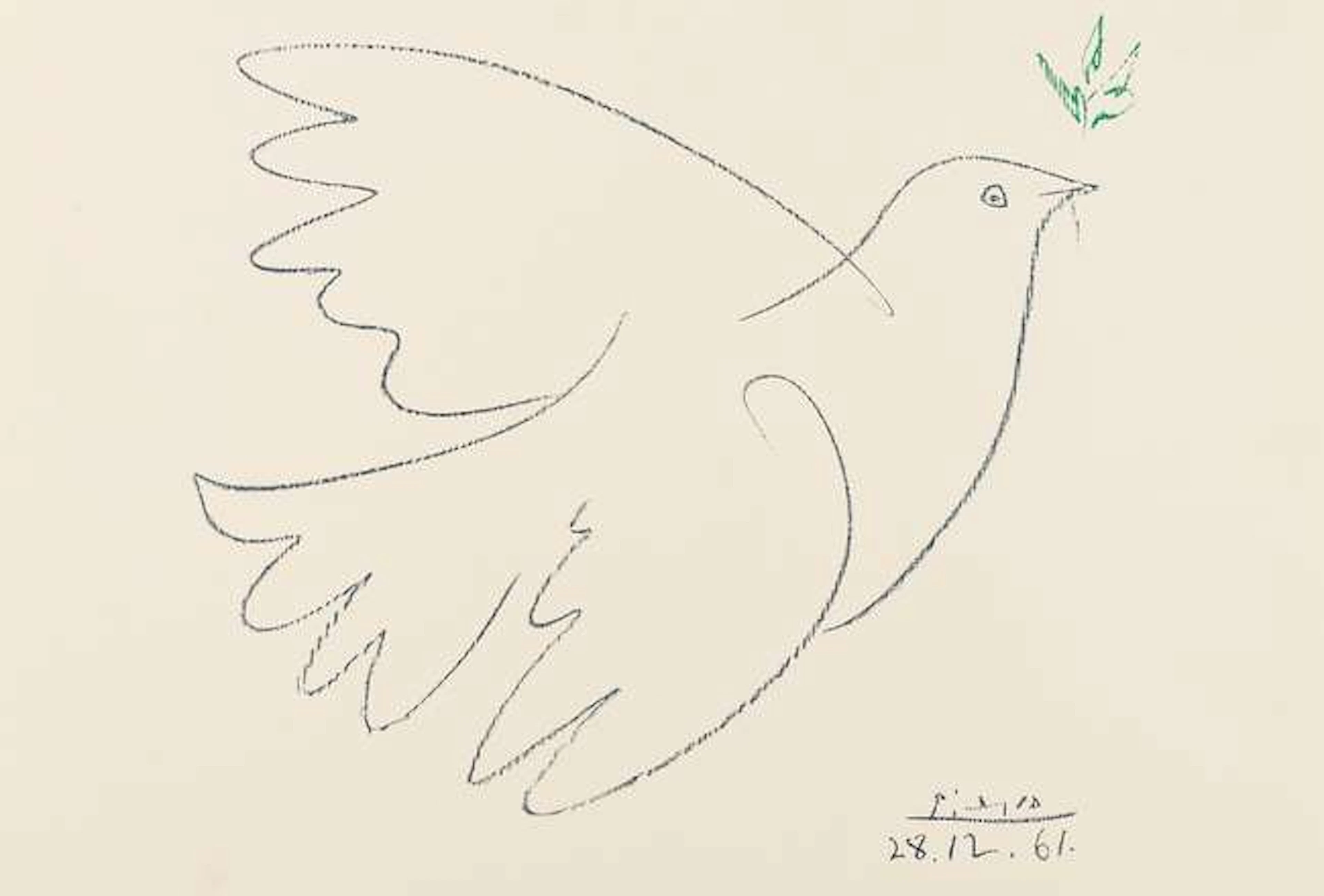Pablo Picasso (1881-1973) (after) Dove of Peace (CZW 207)