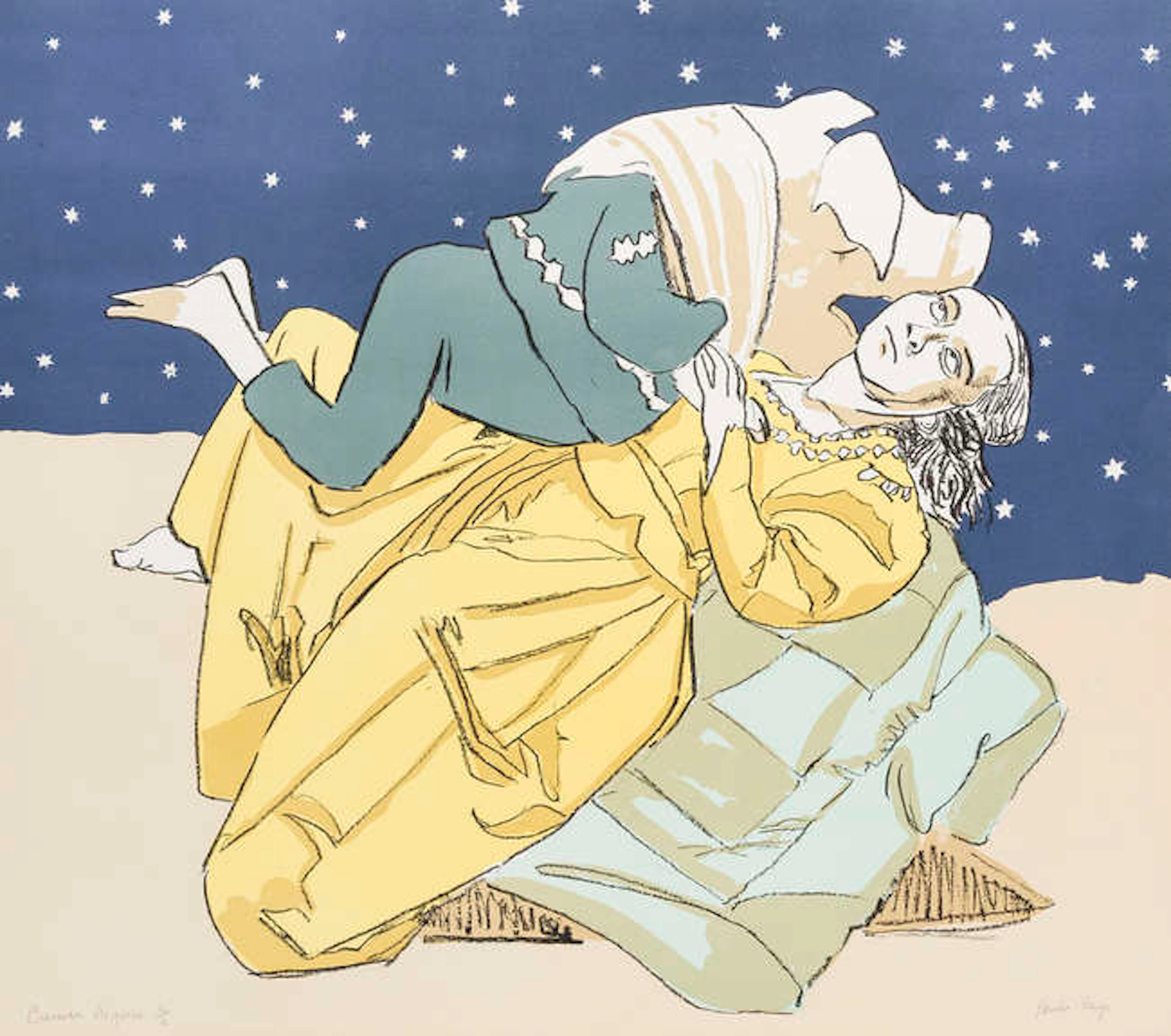 Paula Rego (British, 1935) Prince Pig and his first Bride (Rosenthal 231)