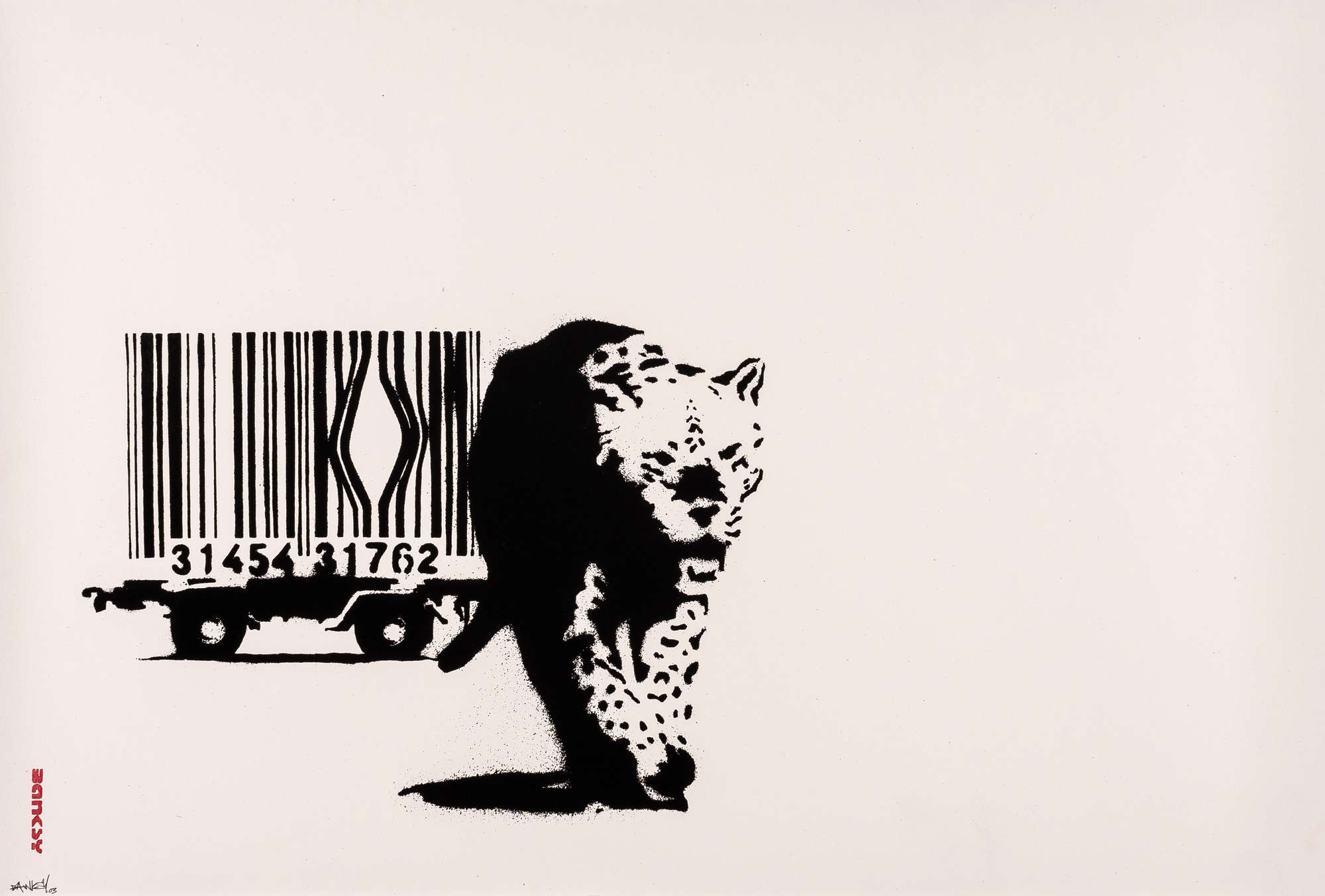 Banksy (b.1974) Barcode (Signed), Banksy (b.1974), Barcode (Signed ...