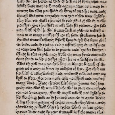 Duff (E. Gordon) William Caxton, one of 252 copies, leaf from Caxton's