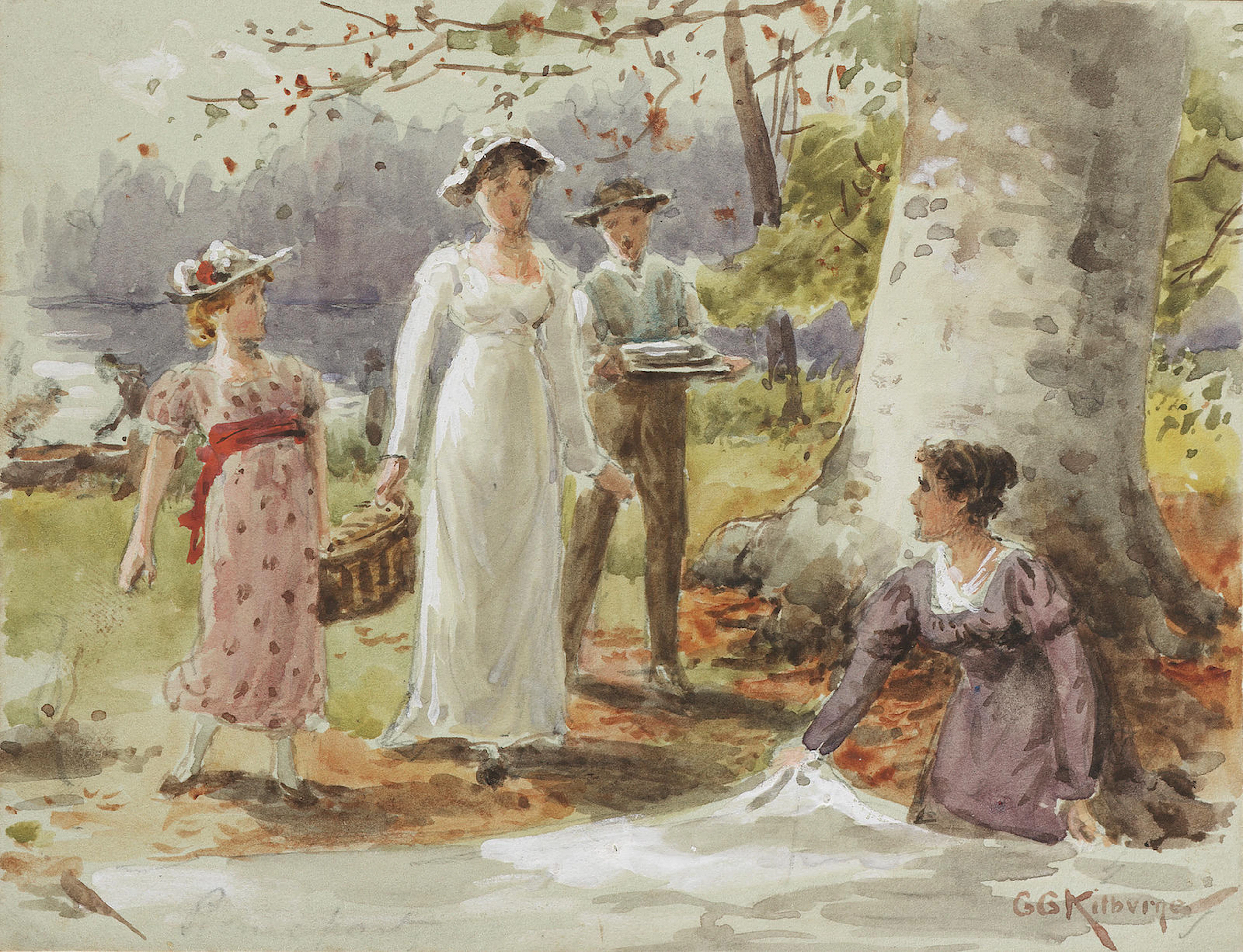 A woodland picnic