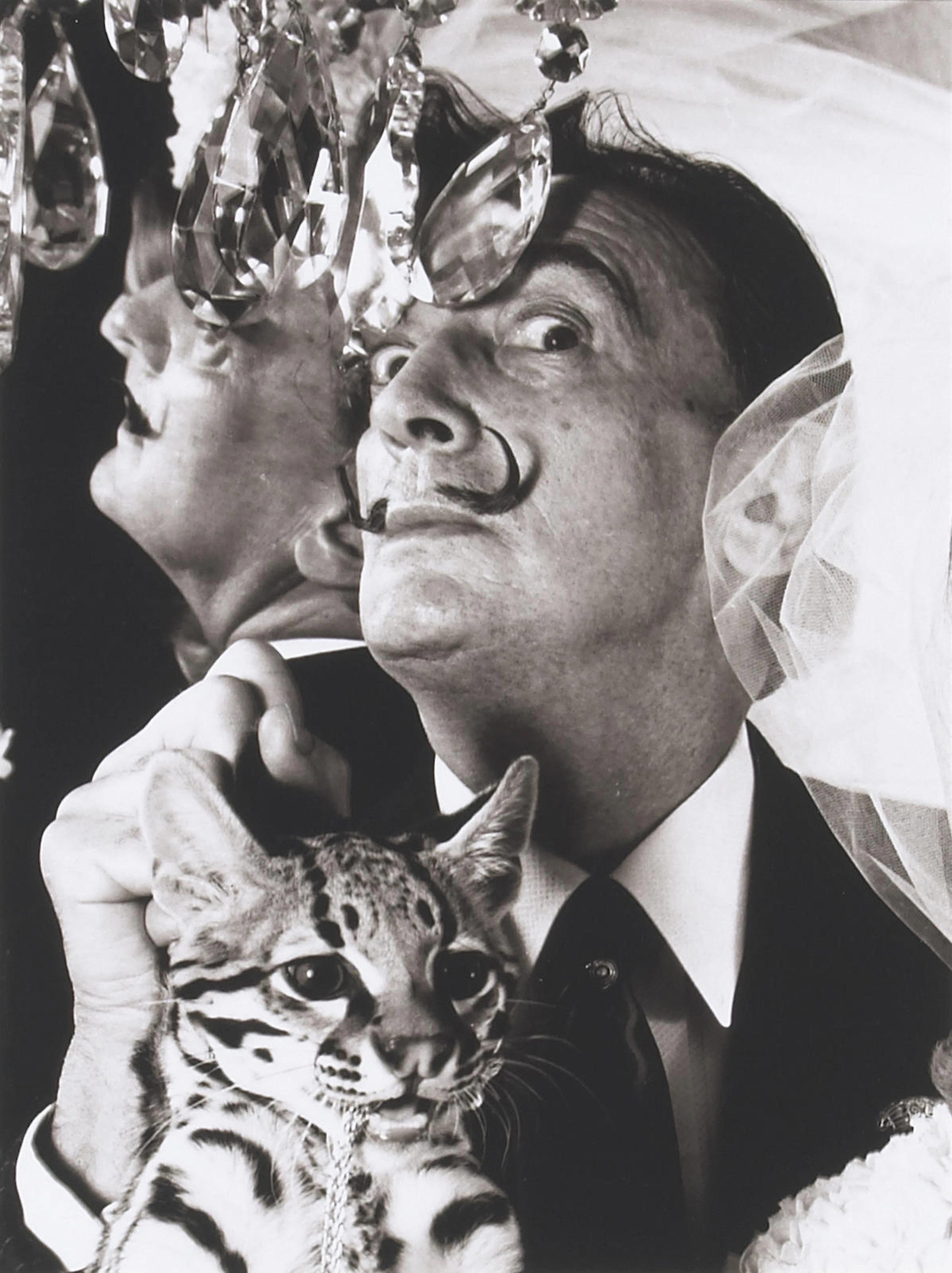 Edward Pfizenmaier; Salvador Dalí with Ocelot;