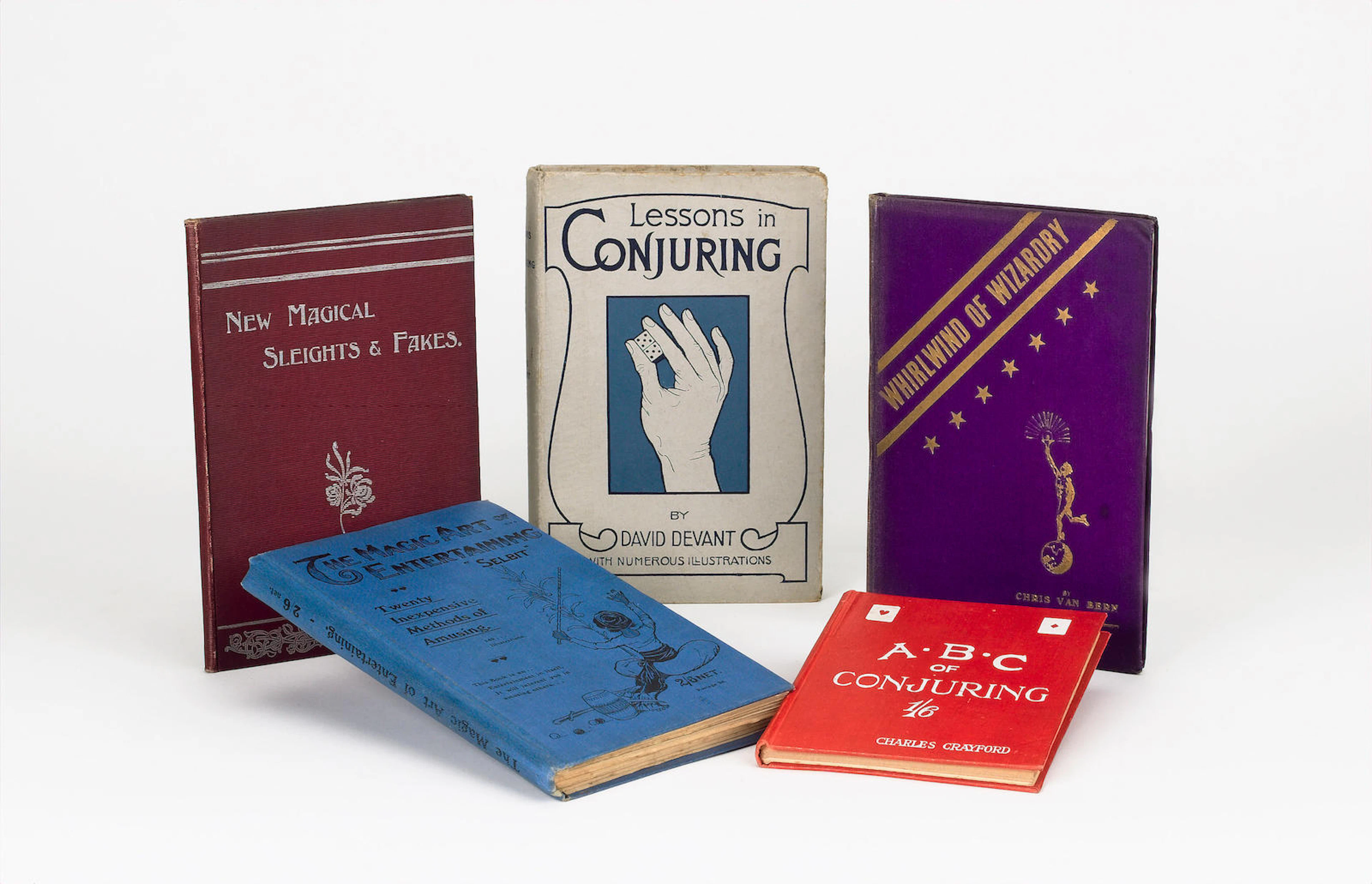 DEVANT (DAVID) Lessons in Conjuring, 1922--NOAKES (ERNEST E.) Magical Originalities, 1914; Mirthful Memories of a Magician, 1920--VAN BERN (CHRIS) and DE VEGA. A Whirlwind of Wizardry
