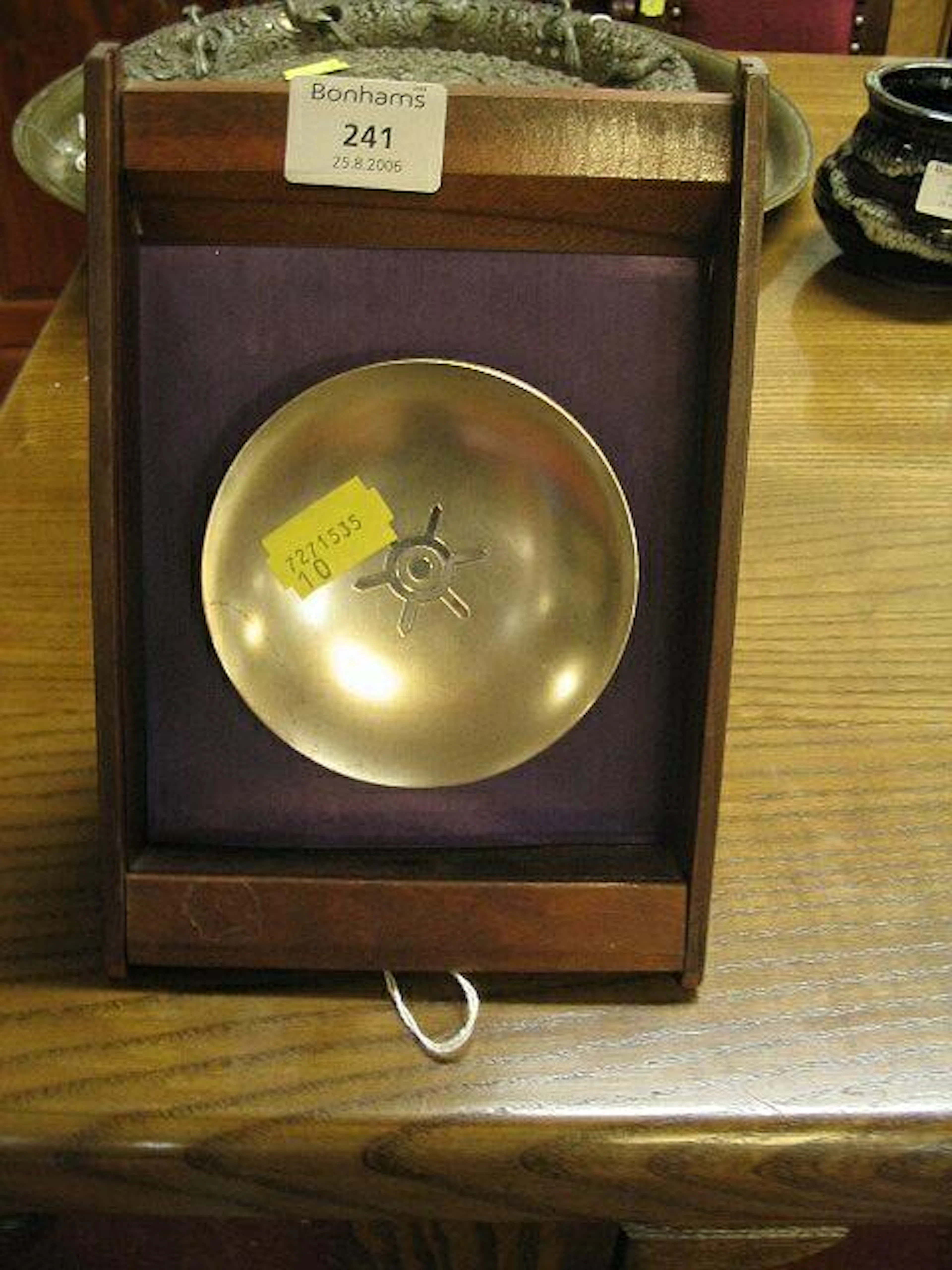 A 20th Century Japanese silver presentation sakazuki from the Governor of Tokyo marked 'pure silver' dated Showa 49, September 9th