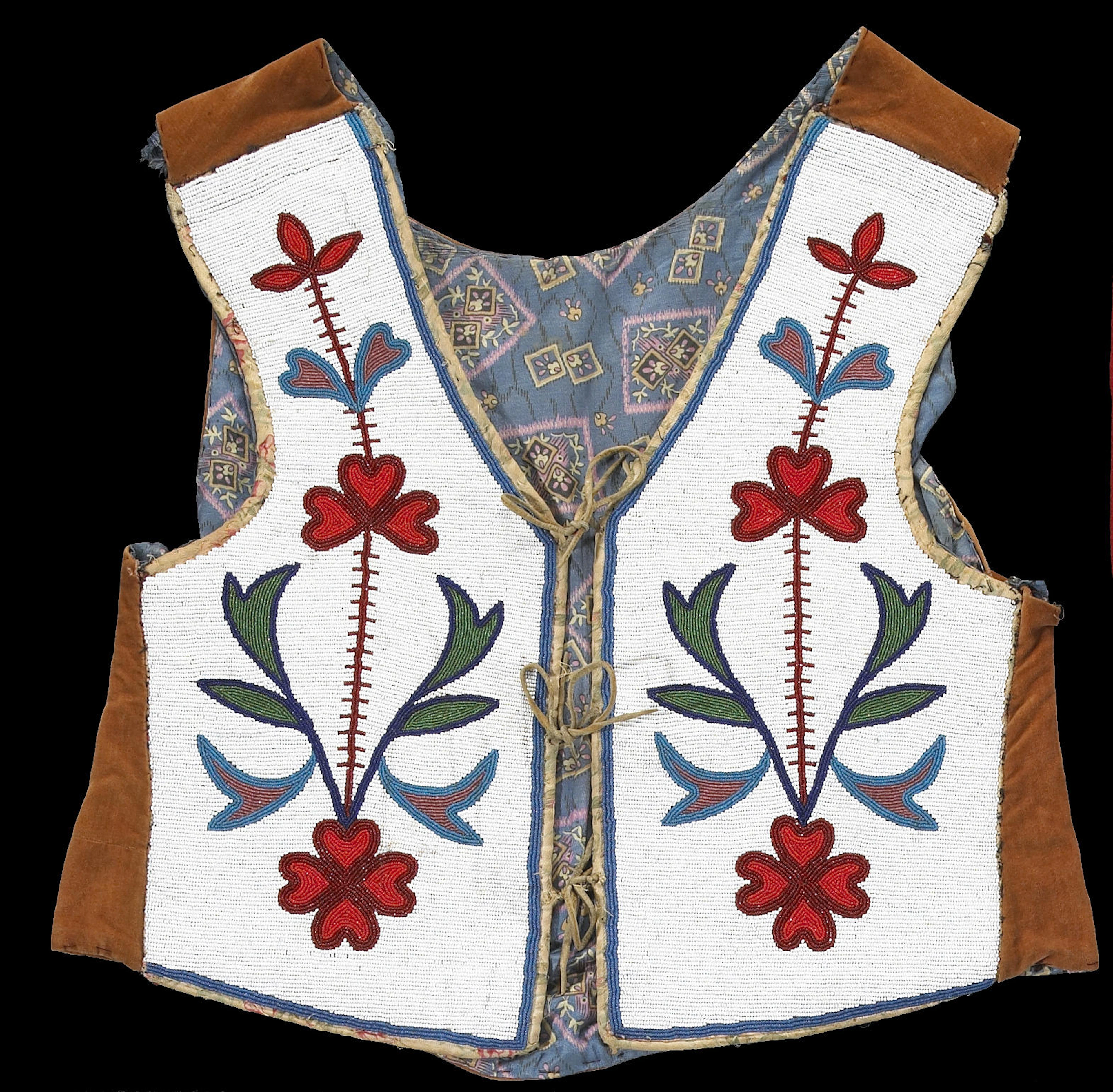Native American, Pre-Columbian and Tribal Art Property of various owners A Blackfoot beaded vest