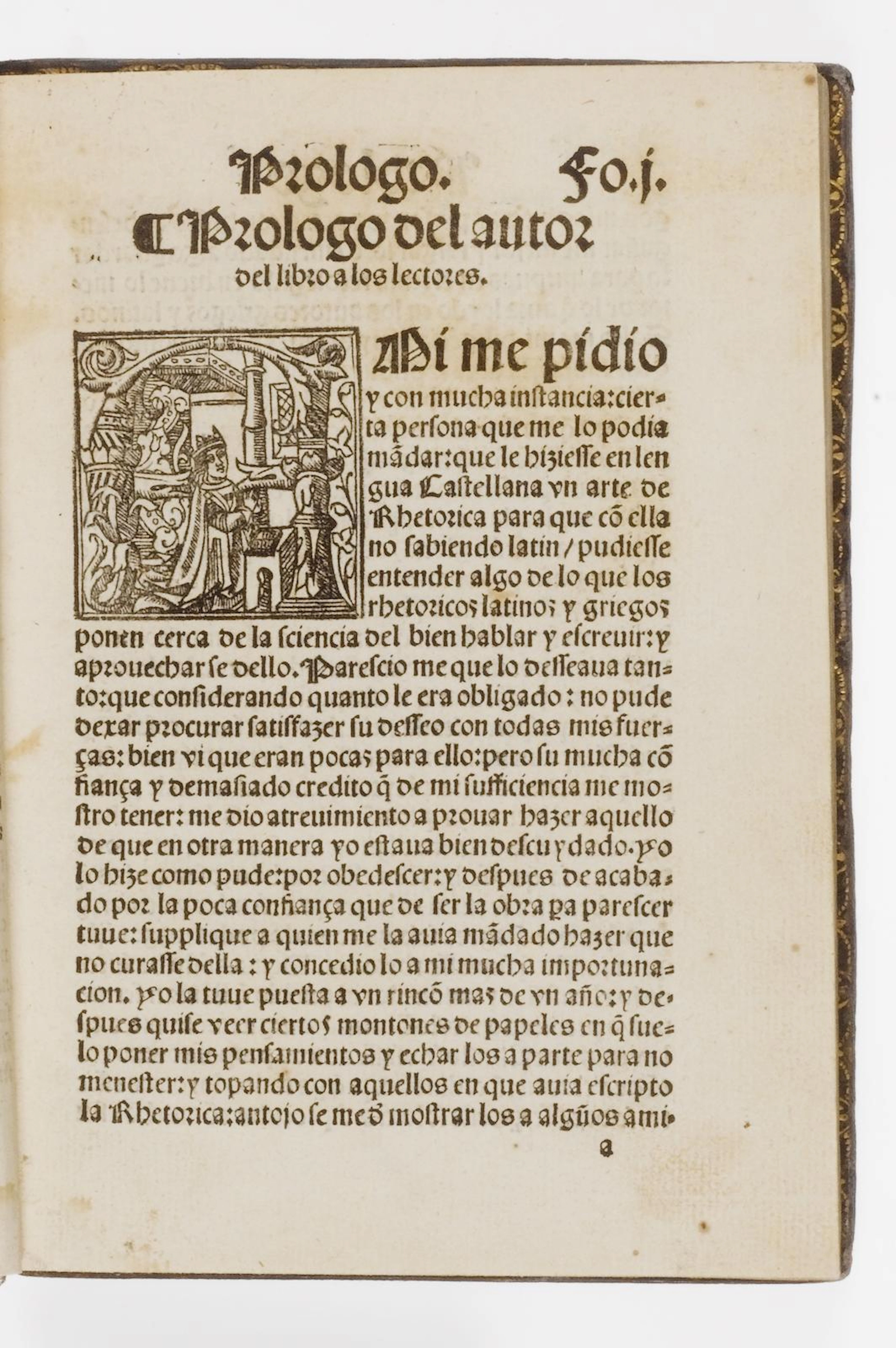 SALINAS (MIGUEL) Rhetorica en lengua castellana, en la qual se pone muy en breve lo necessario para saber bien hablar y escrevir, y conoscer quien habla y escrive bien