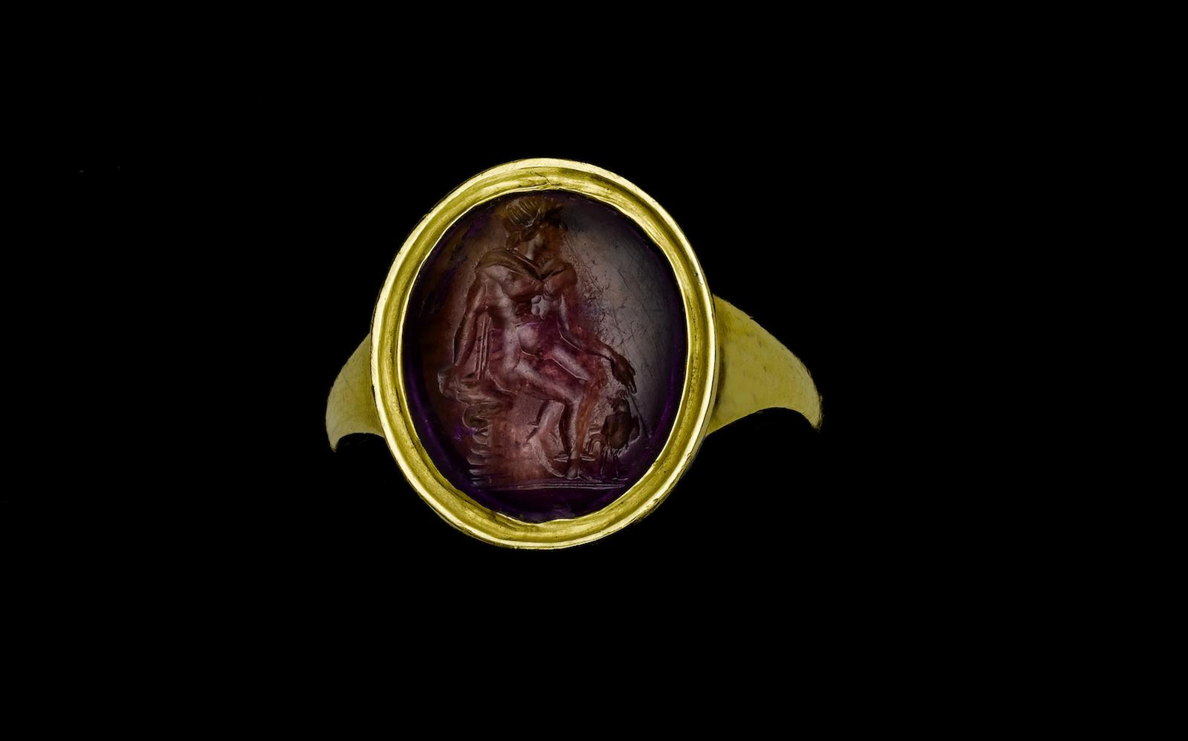 An Roman amethyst intaglio