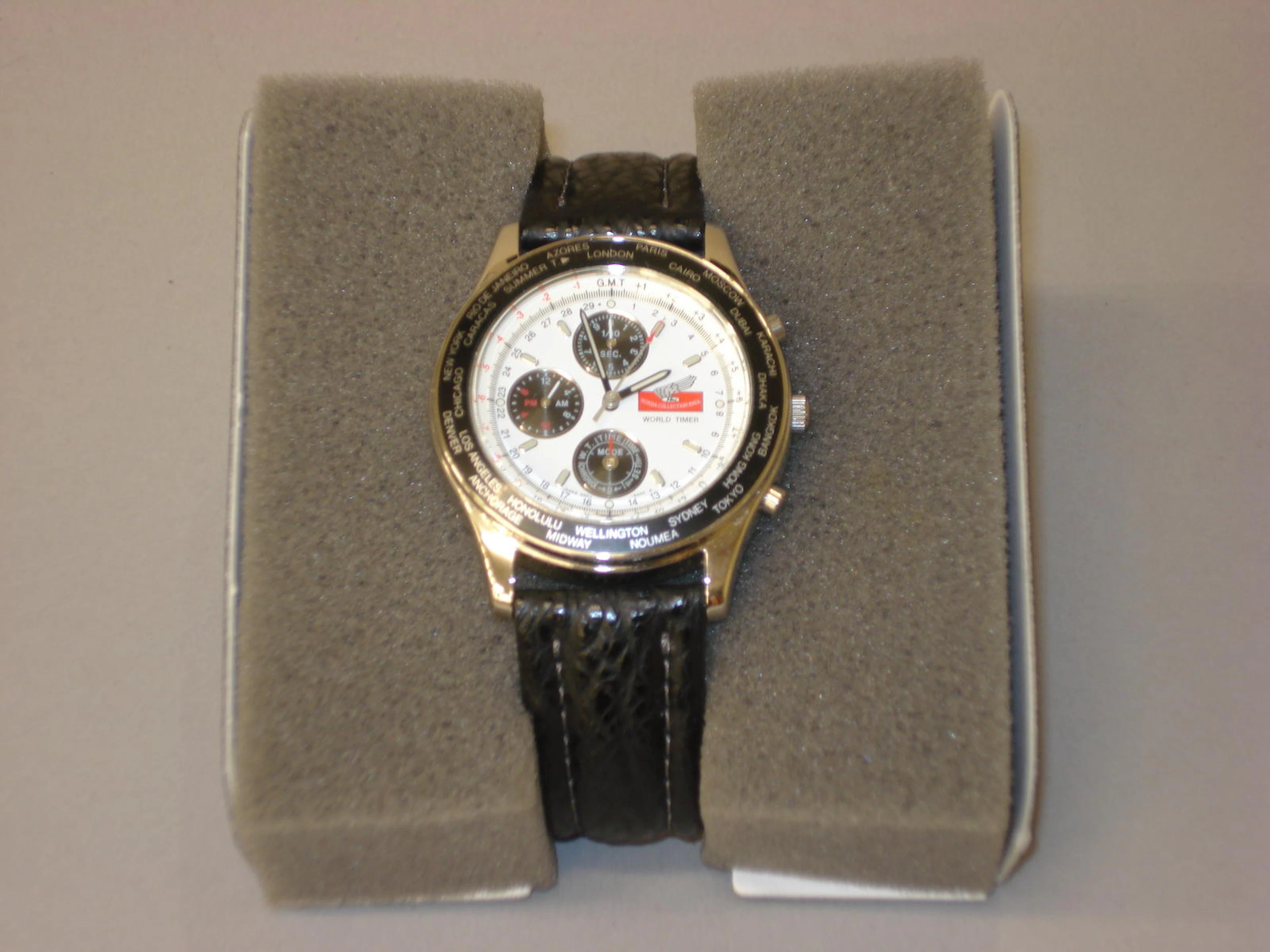A Honda Collection Chronometer "World Timer" Quartz wrist watch,