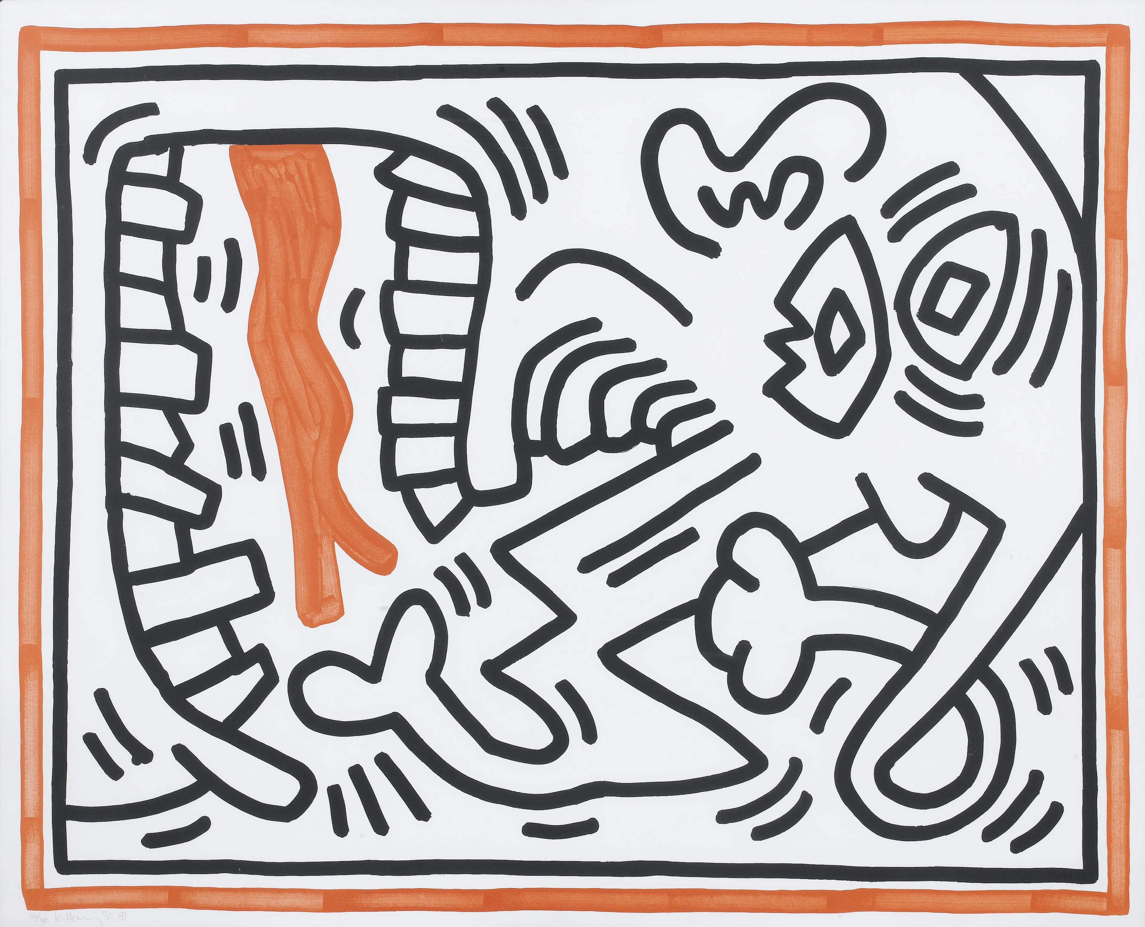Untitled from Three Lithographs (Littmann p.40), 1985