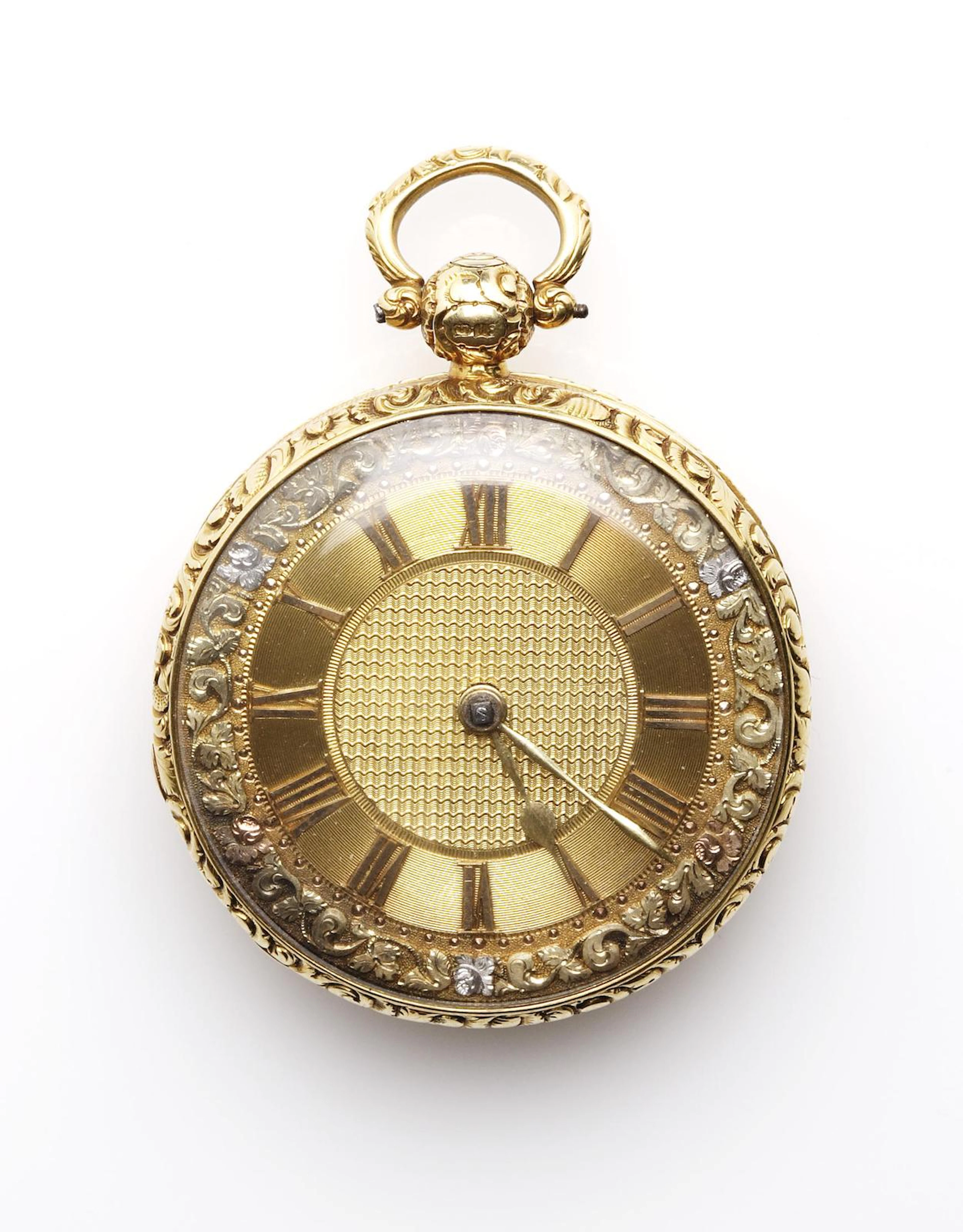 A 19th century 18ct gold pocket watch, London 1826