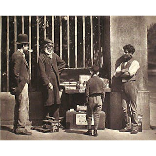 Hookey Alf of Whitechapel; The Dramatic Shoe-Black, from Street Life in London, 1877-87