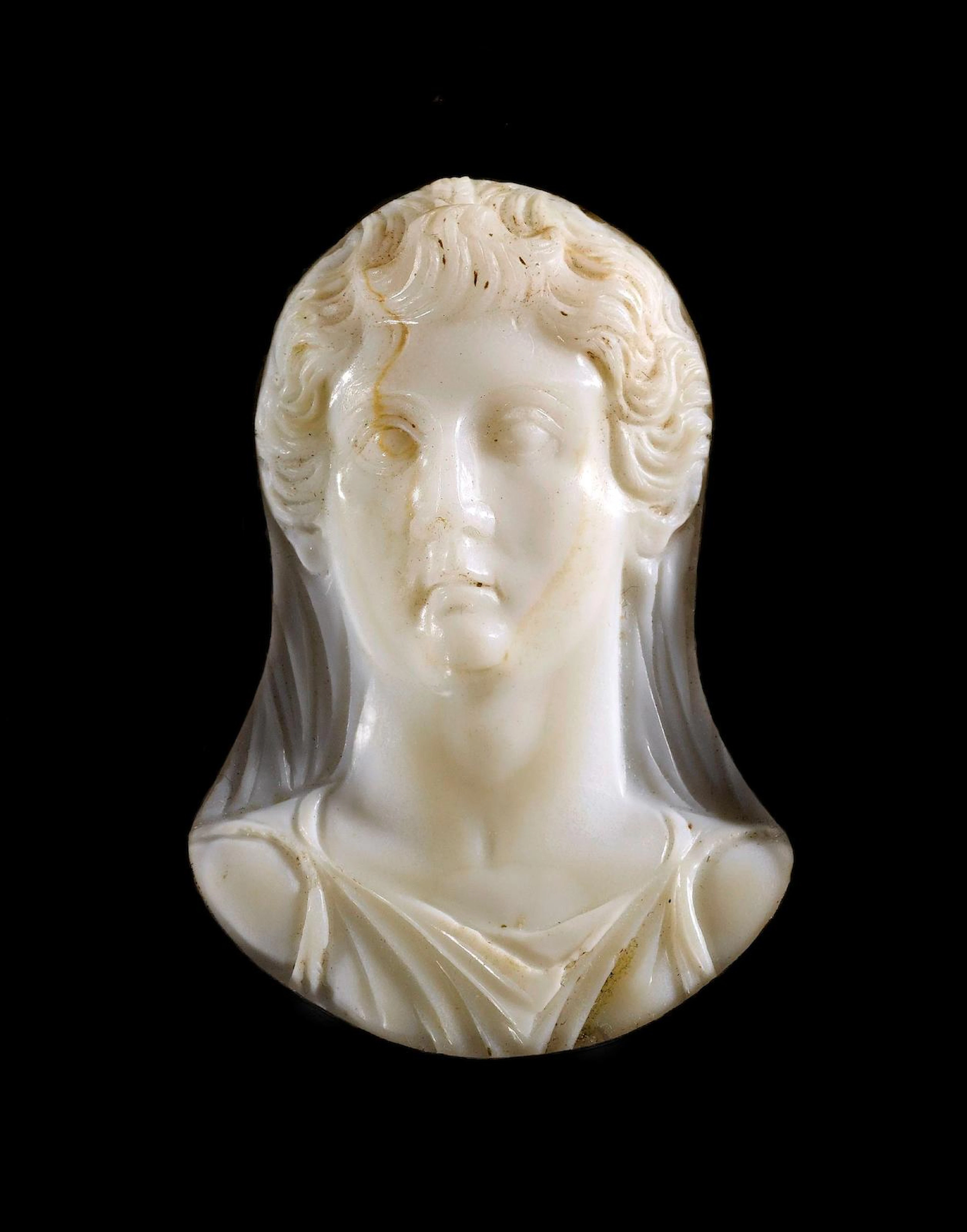 A large Roman onyx cameo of the Empress Livia