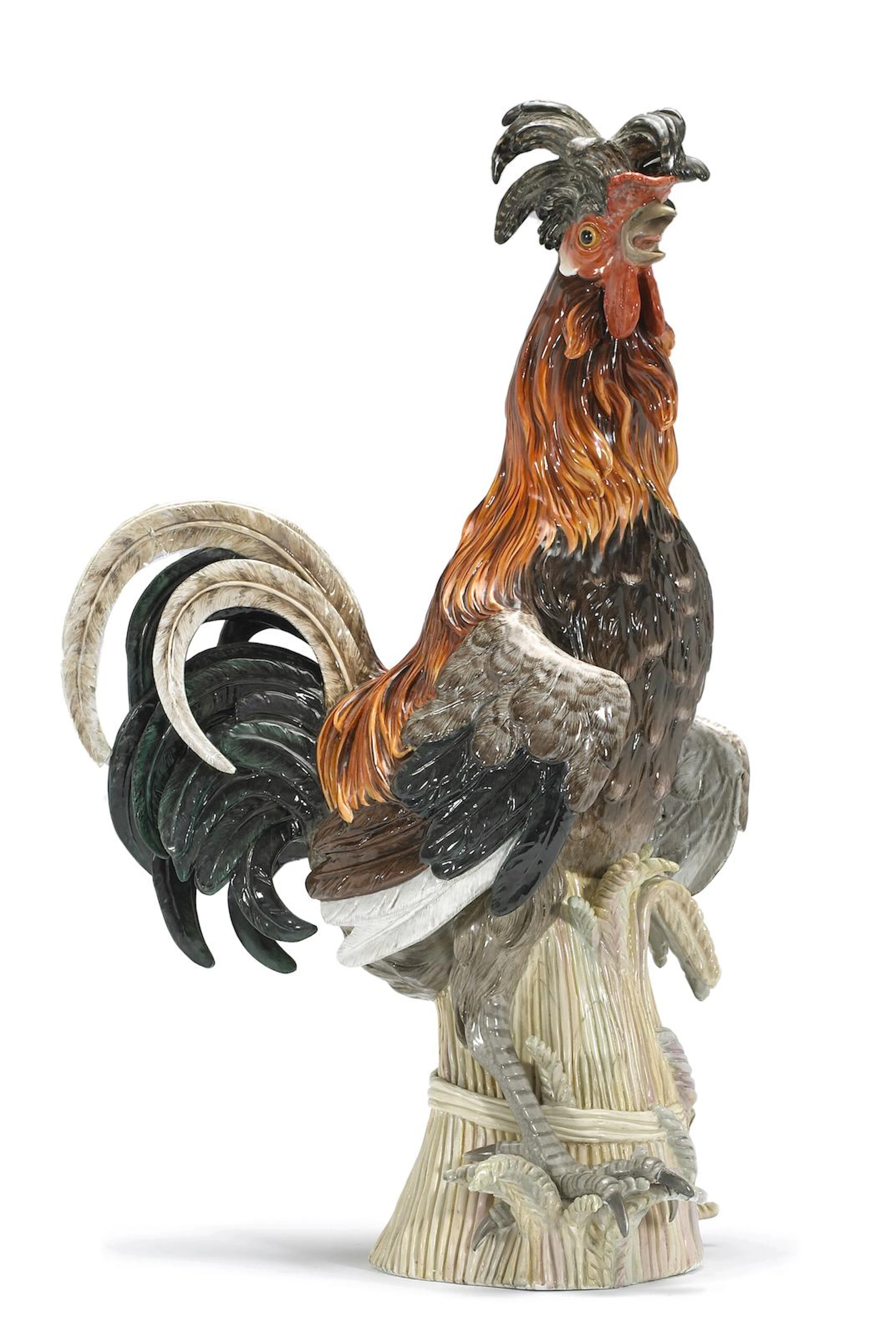 A Meissen porcelain figure of the Padua Rooster (Paduaner Hahn) after J.J. Kändler late 19th/early 20th century