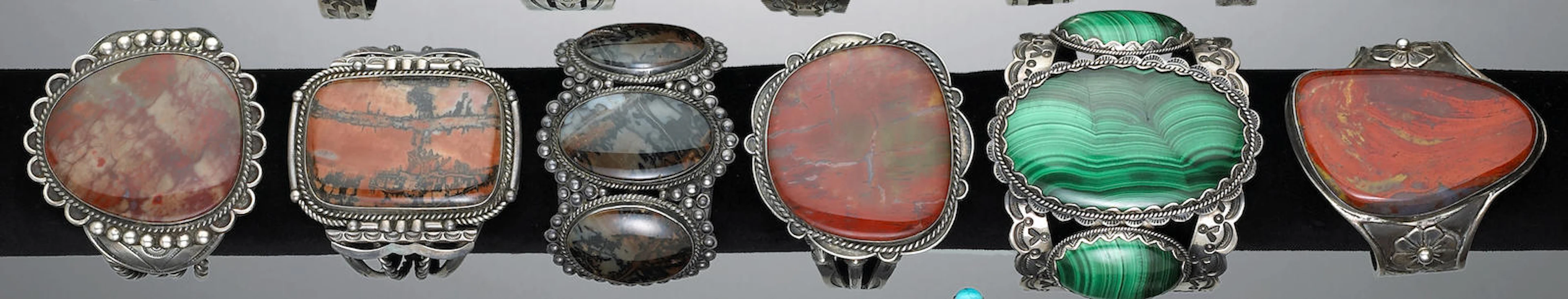Six Navajo bracelets
