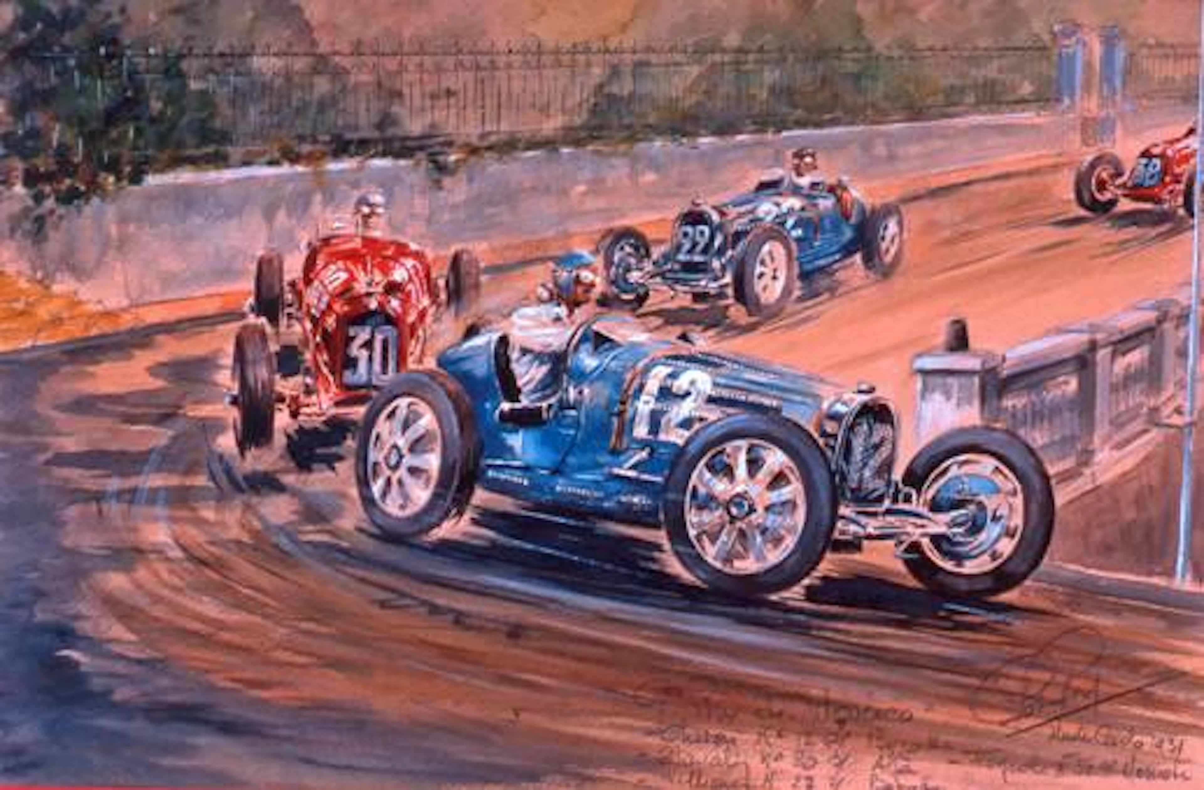 Rob Roy (1909  1992) 'Grand Prix de Monaco 1932' 1985,