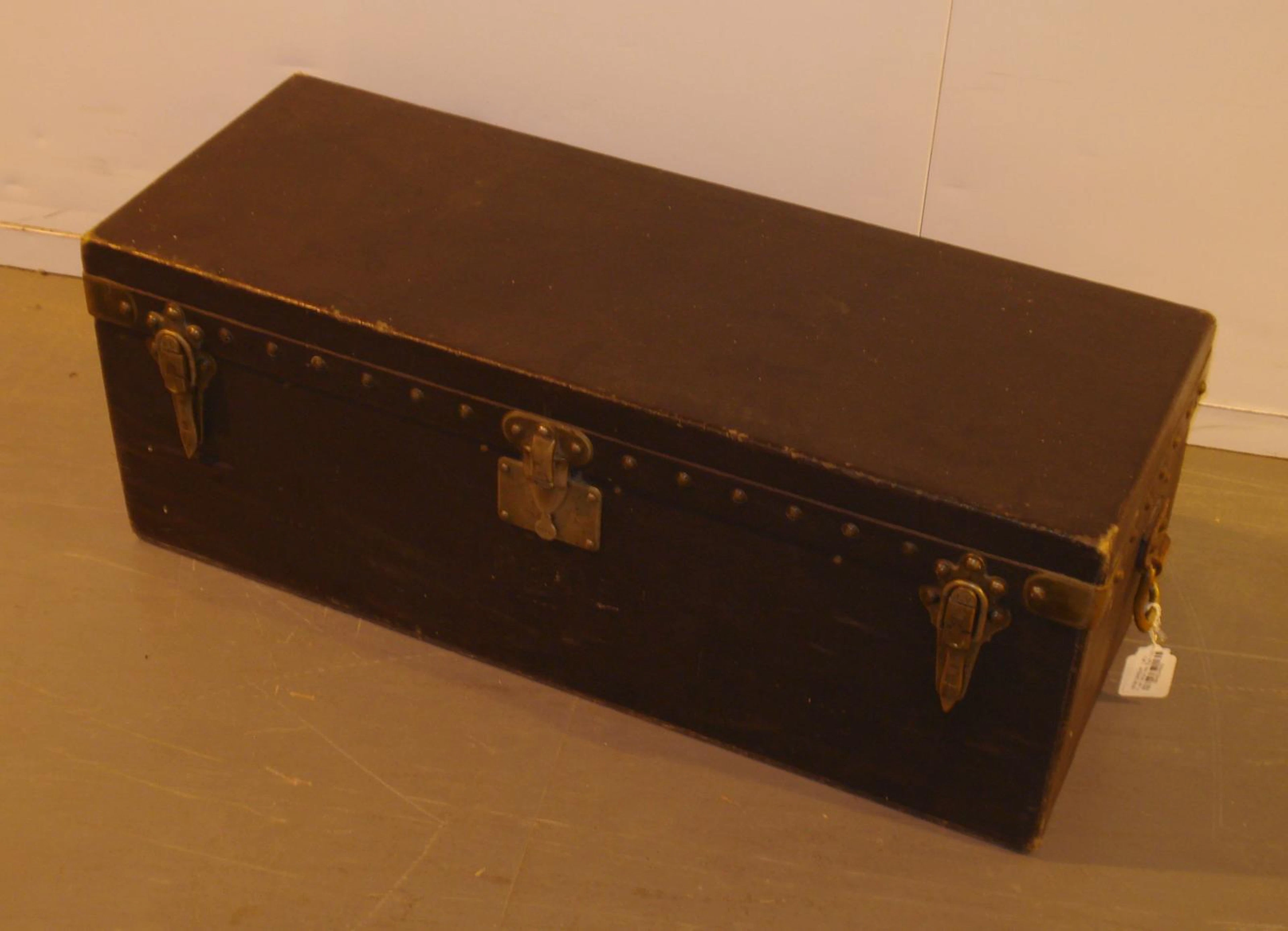 A vintage Louis Vuitton trunk,