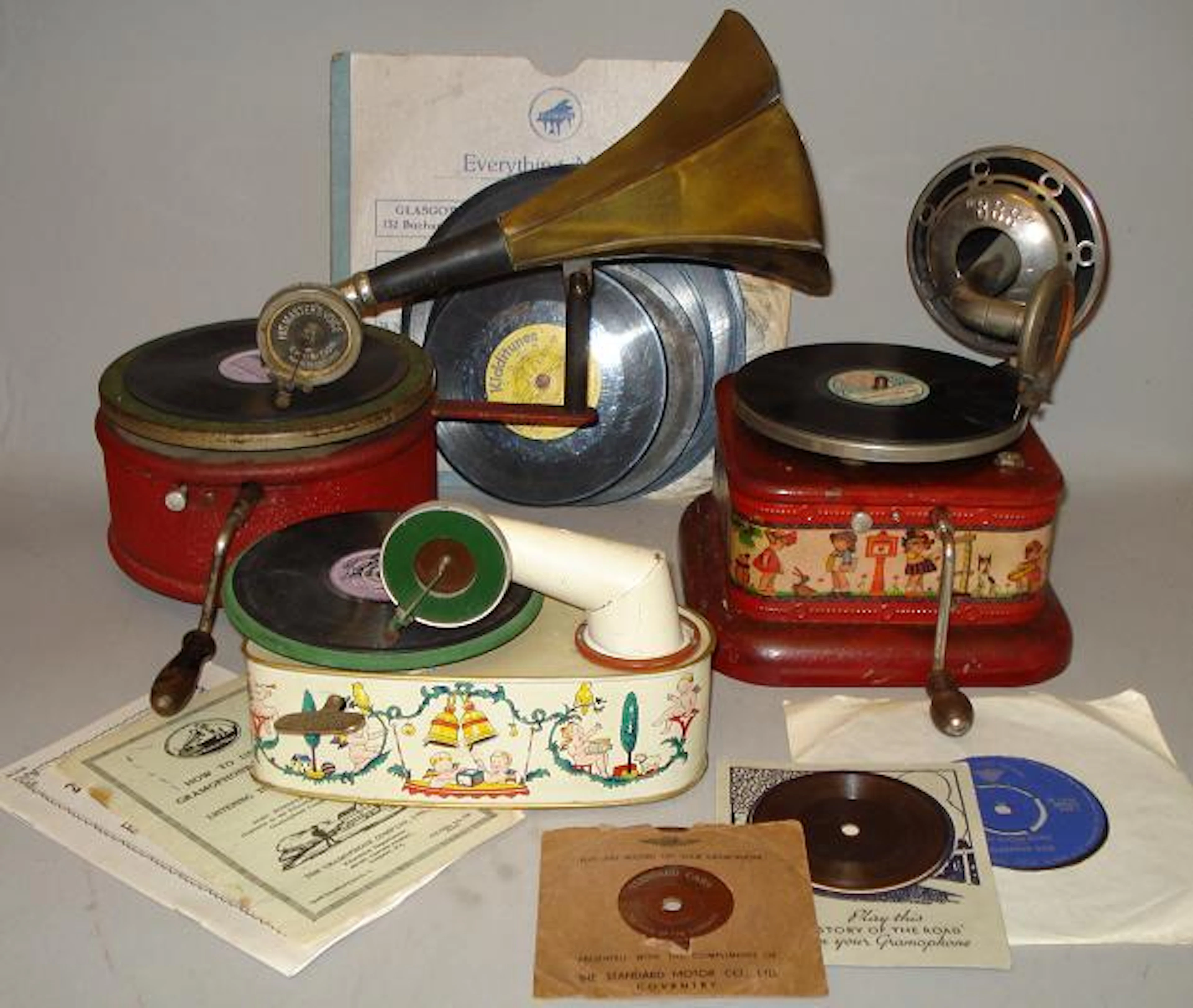 Three motor car advertising records,