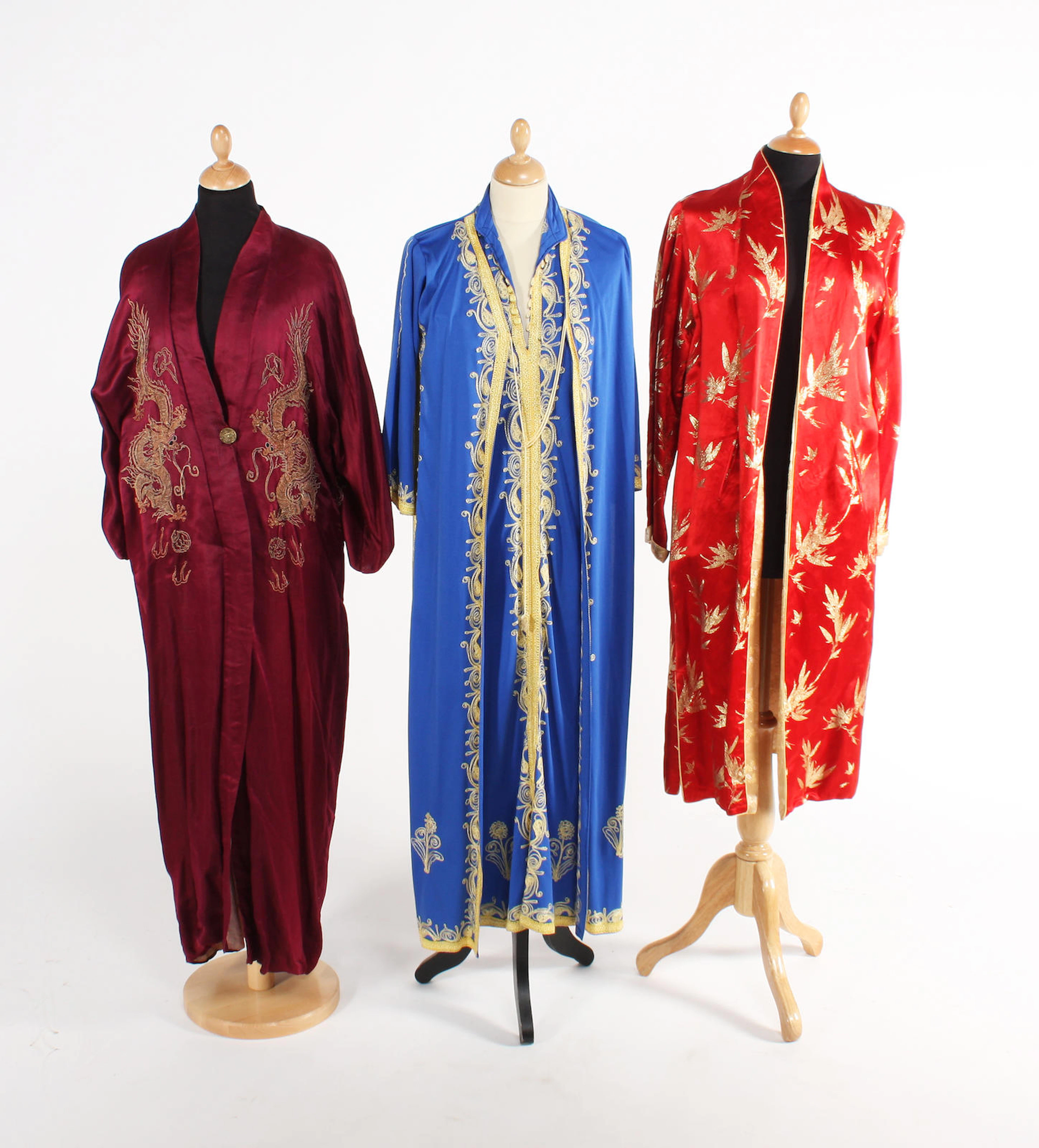 A group of Japanese, Chinese and ethnic clothing