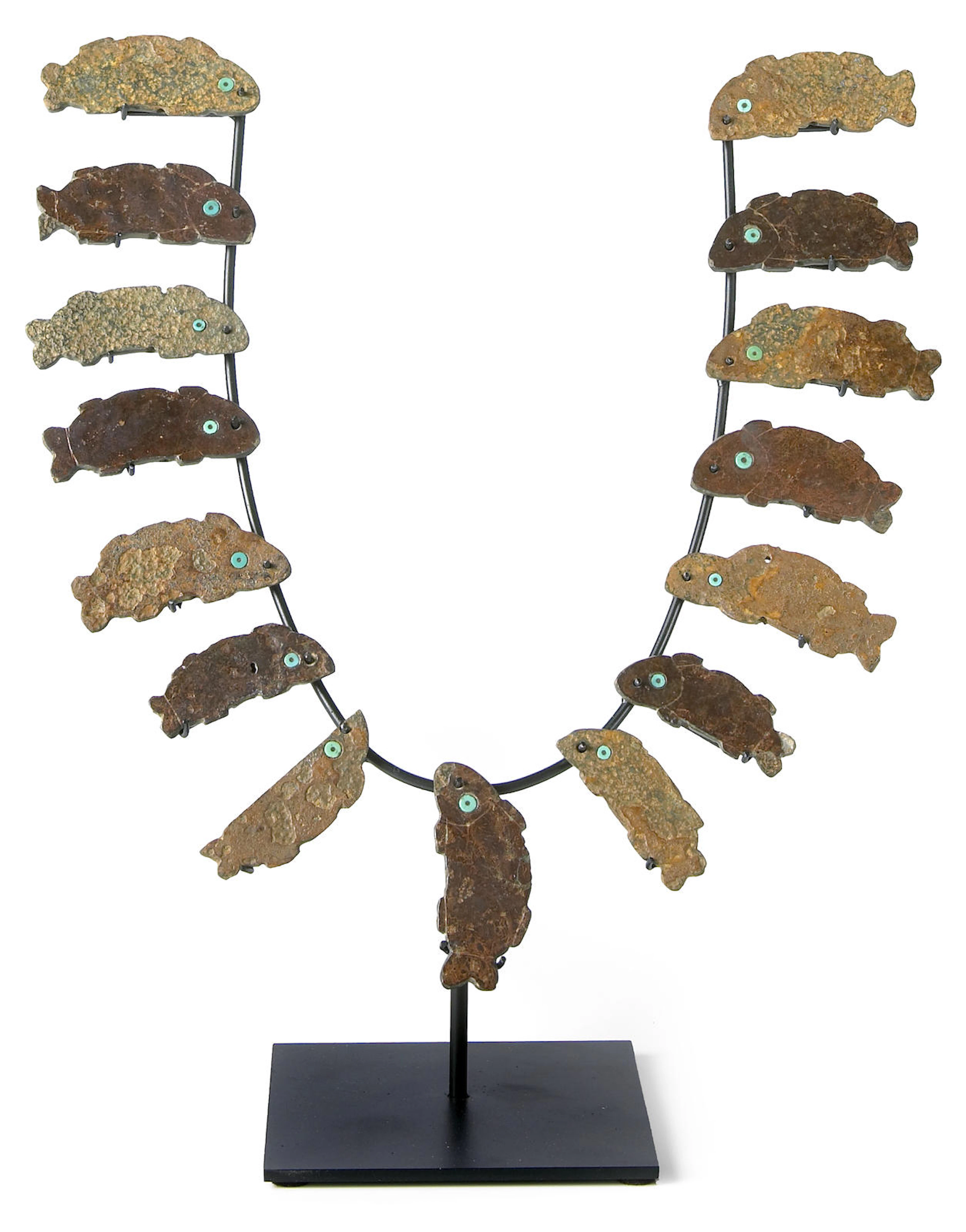 Colima Pyrite Fish Necklace, Protoclassic, ca. 100 B.C. - A.D. 250