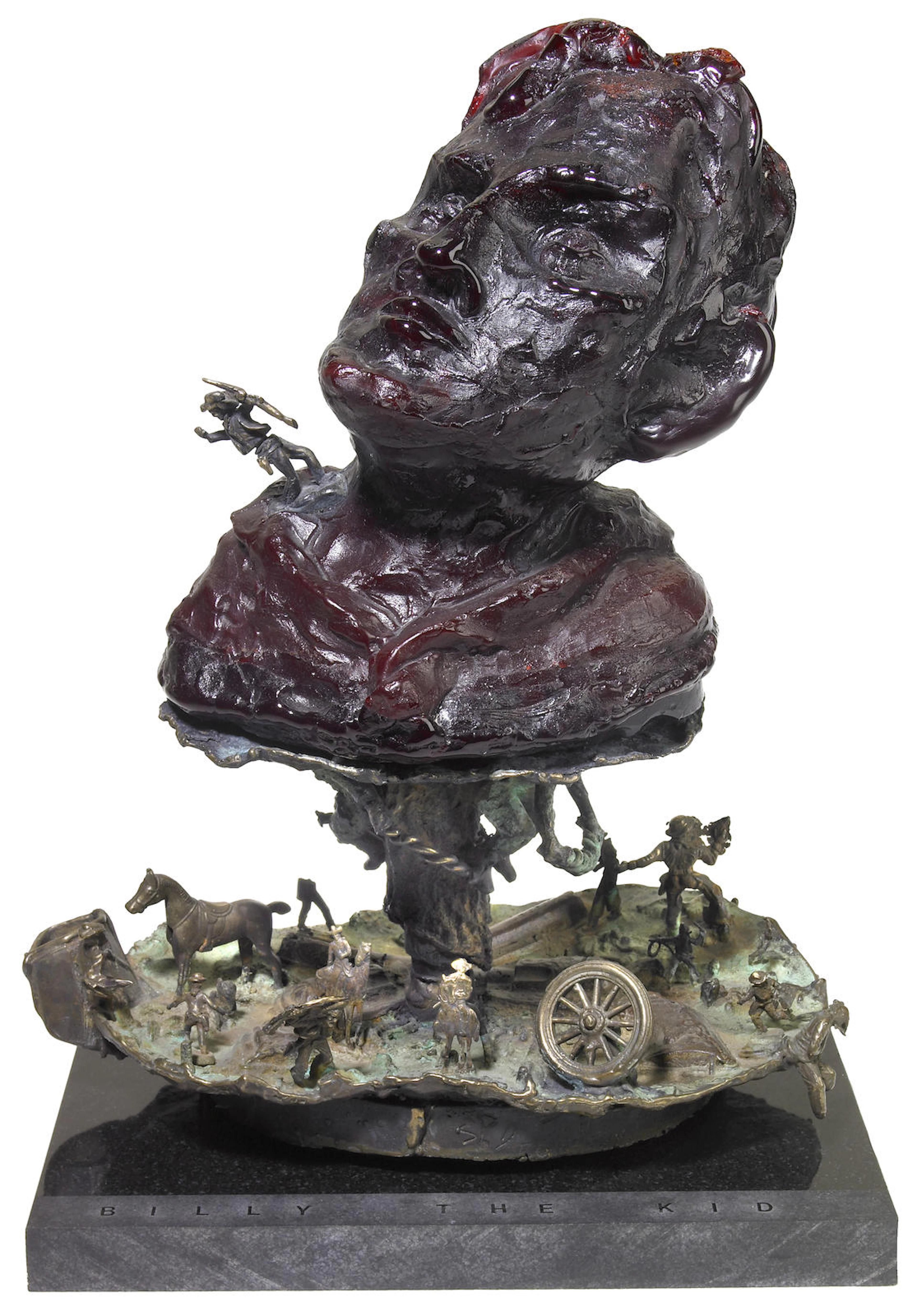 Stephen Paul Day (American, work current) The Gun Gone Mad (Portrait of Billy the Kid), 1994