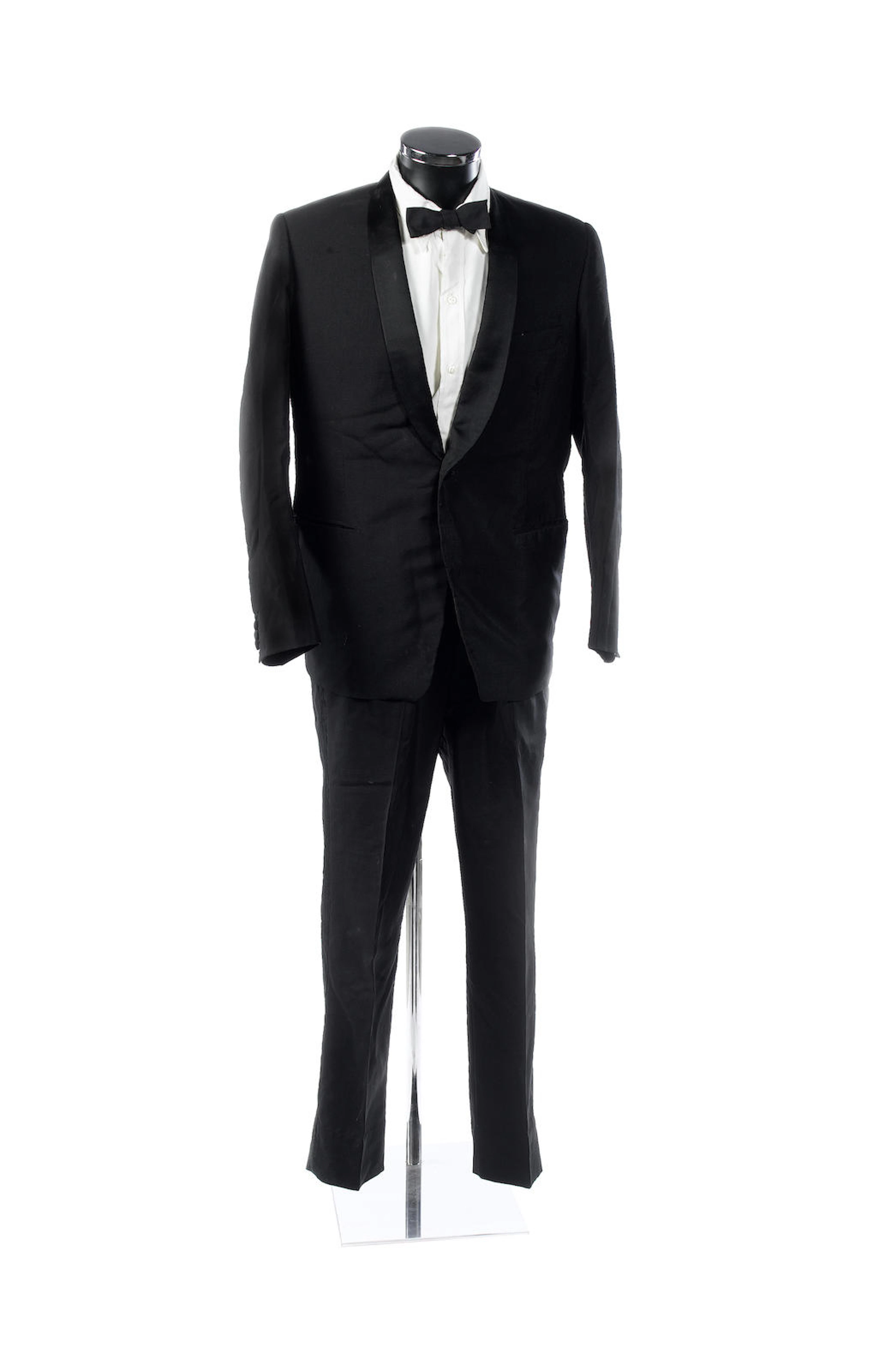 A black dinner jacket,