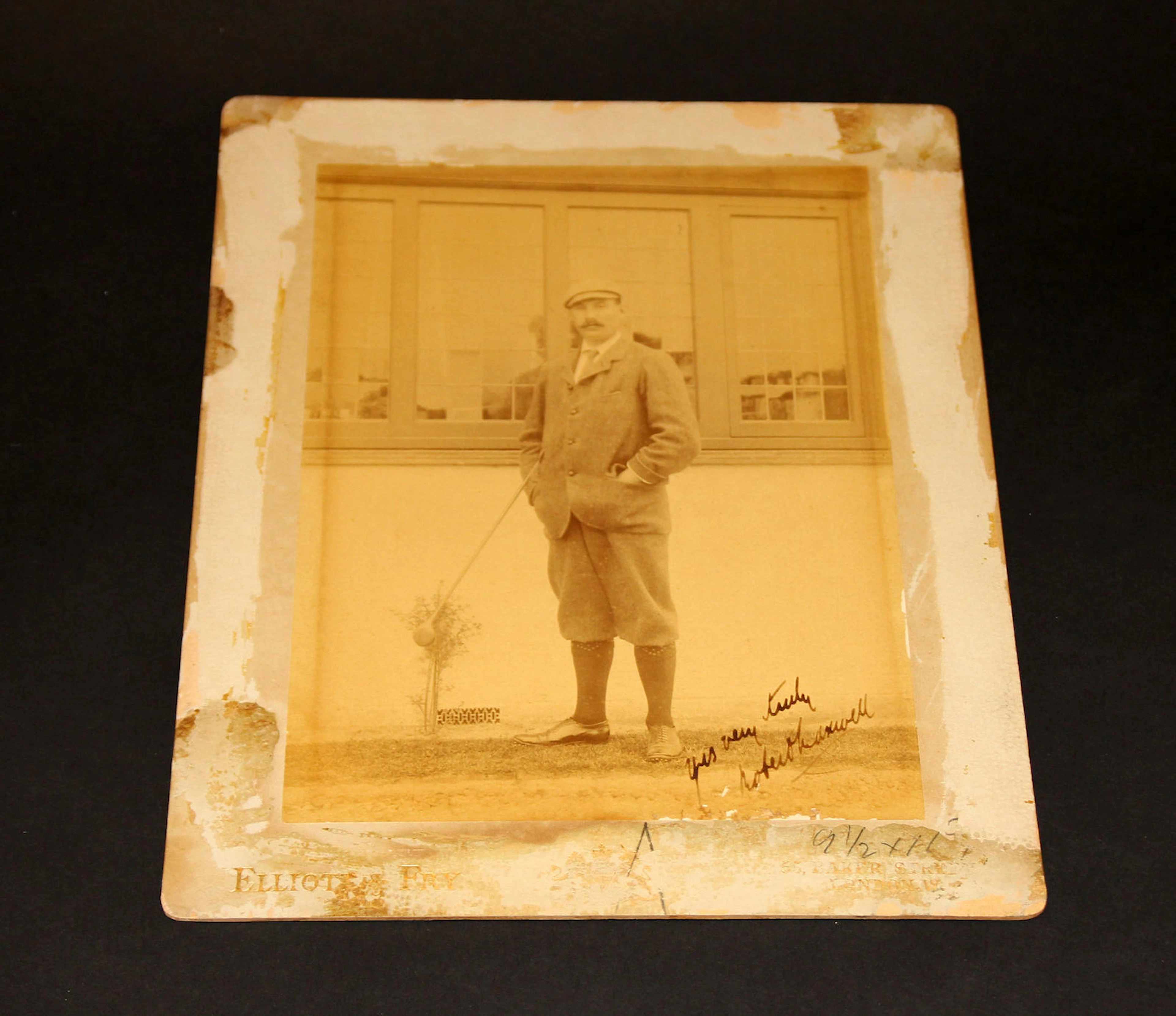 Elliott & Fry: An outstanding original studio photograph of Robert Maxwell